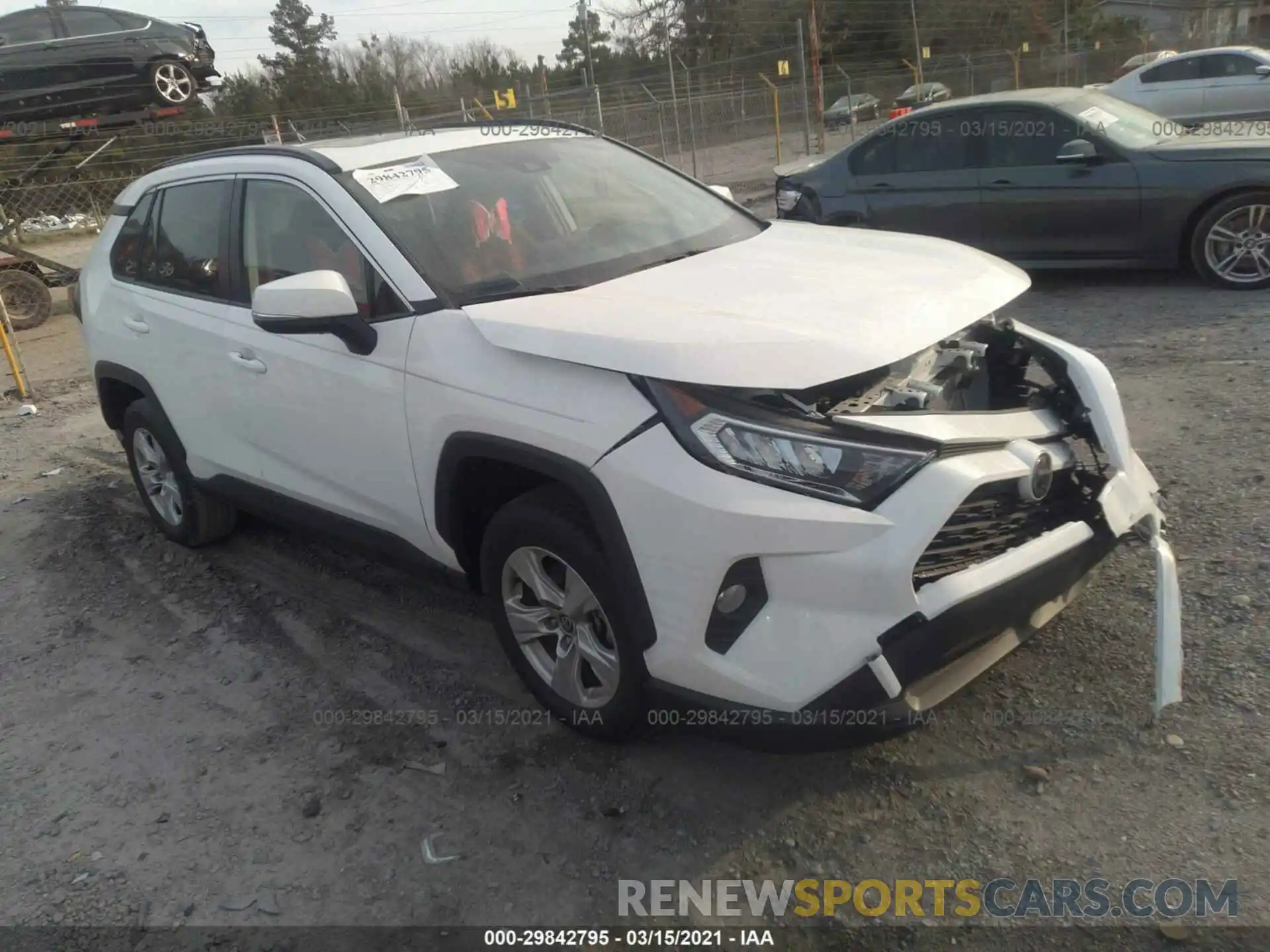 1 Photograph of a damaged car JTMW1RFV3LD059491 TOYOTA RAV4 2020