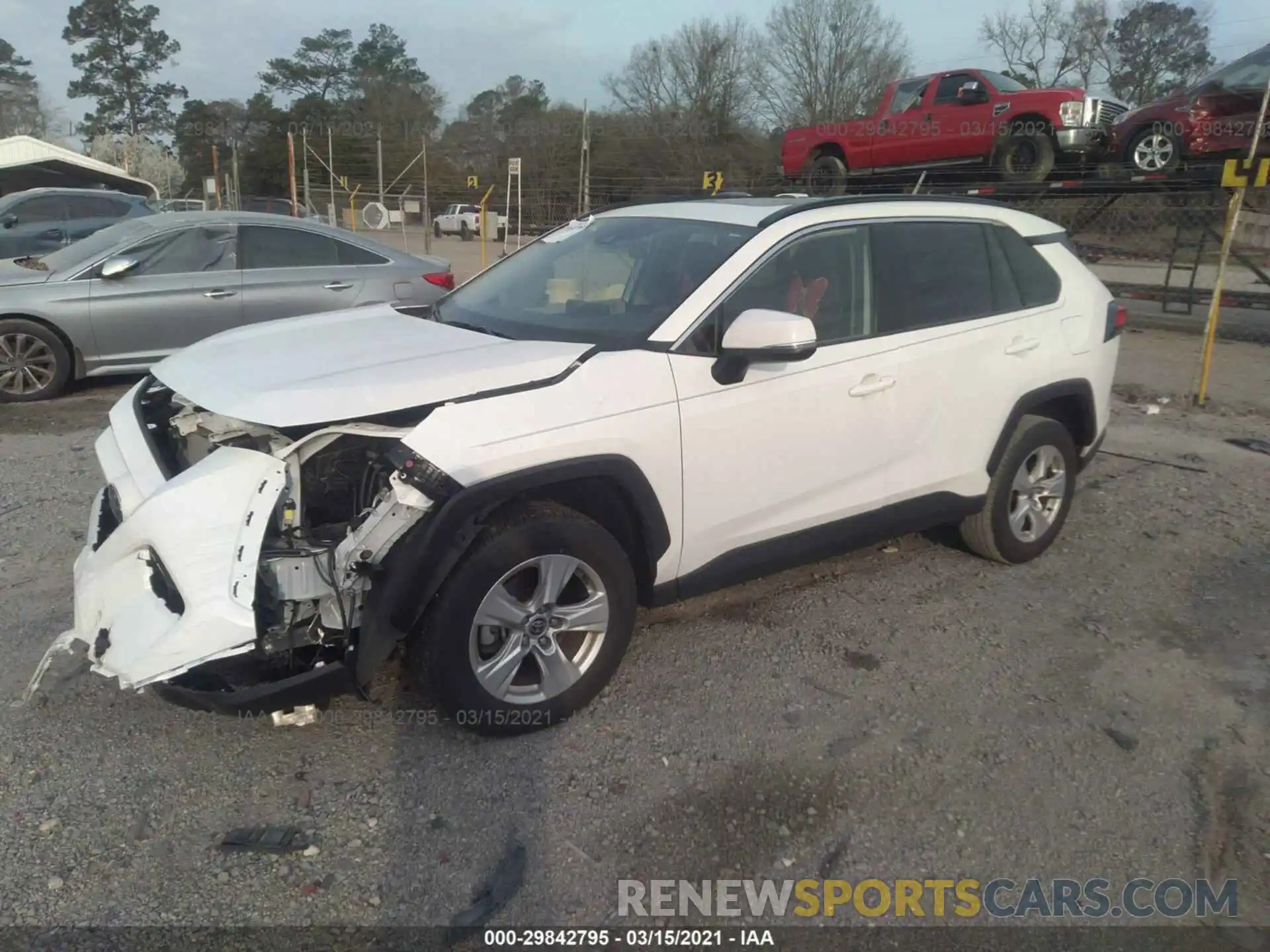 2 Photograph of a damaged car JTMW1RFV3LD059491 TOYOTA RAV4 2020