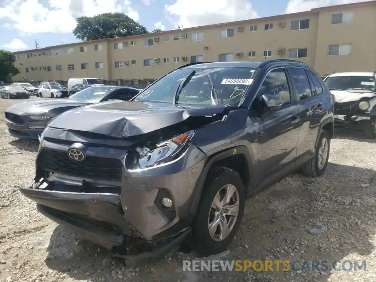 2 Photograph of a damaged car JTMW1RFV4LD059158 TOYOTA RAV4 2020