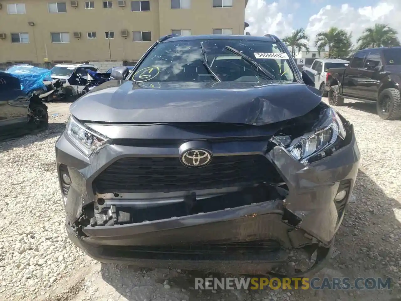 9 Photograph of a damaged car JTMW1RFV4LD059158 TOYOTA RAV4 2020