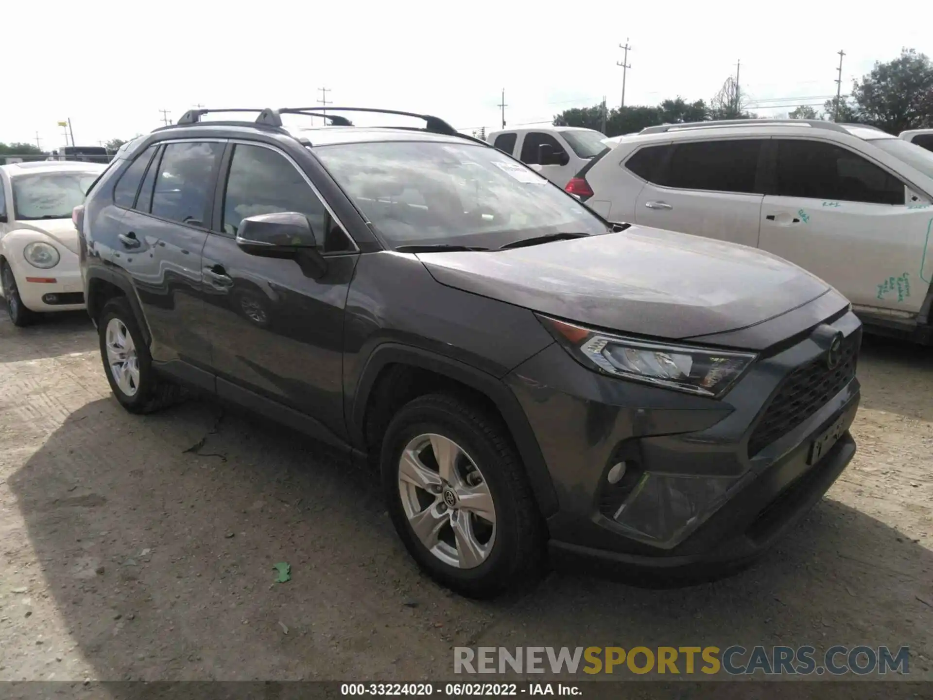 1 Photograph of a damaged car JTMW1RFV4LJ018868 TOYOTA RAV4 2020