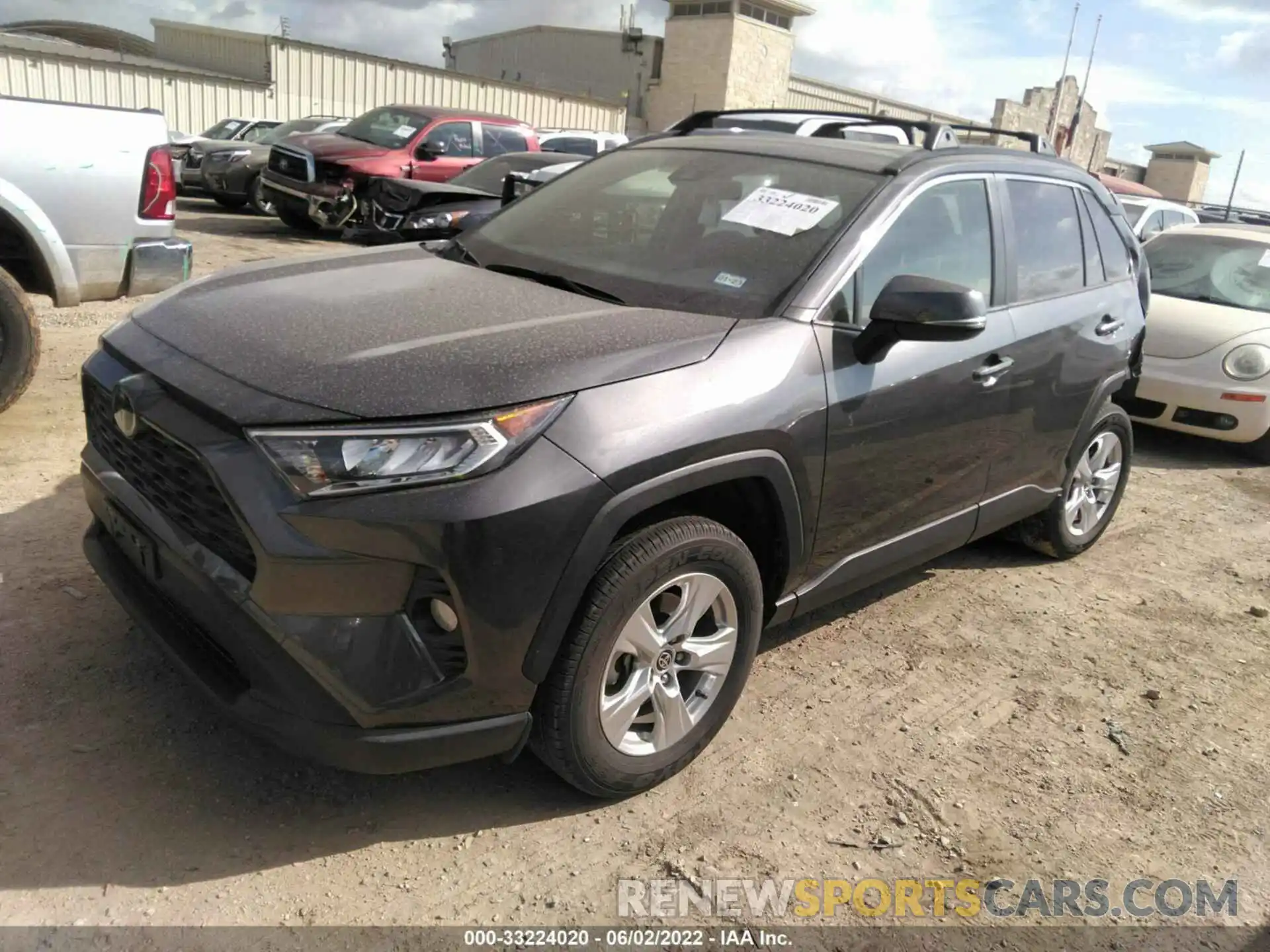 2 Photograph of a damaged car JTMW1RFV4LJ018868 TOYOTA RAV4 2020