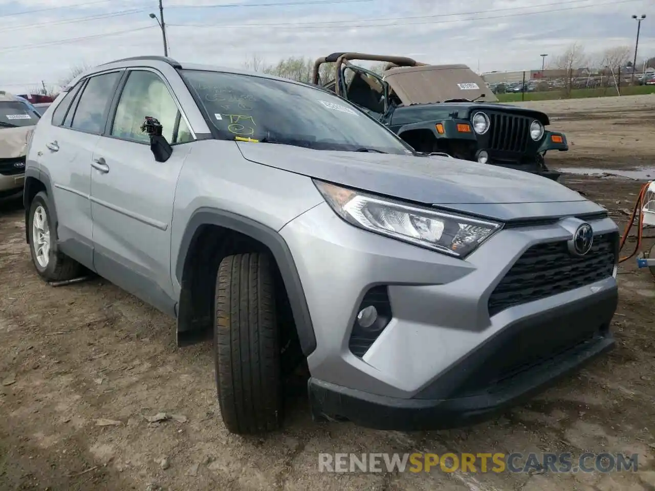 1 Photograph of a damaged car JTMW1RFV5LD052638 TOYOTA RAV4 2020