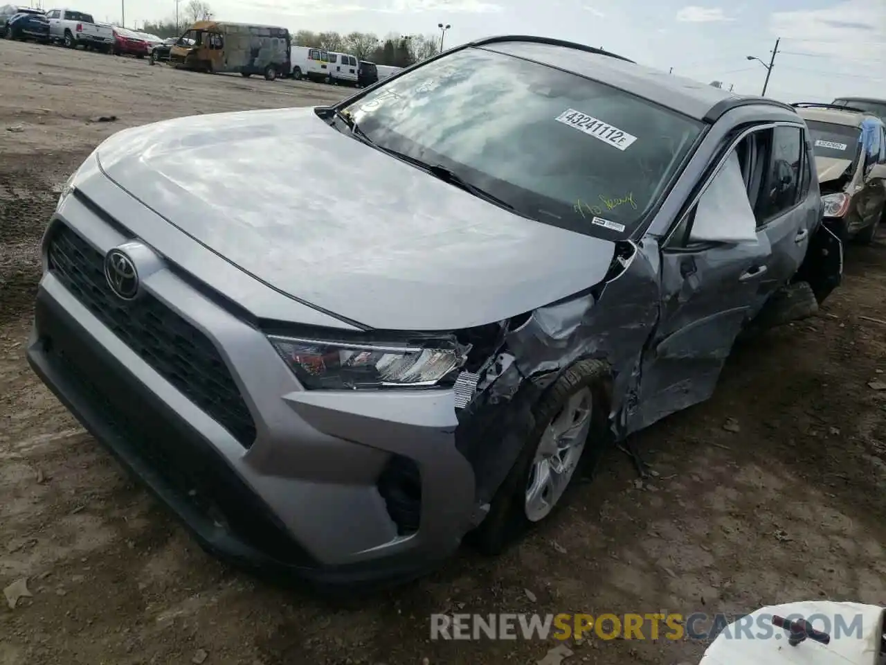 2 Photograph of a damaged car JTMW1RFV5LD052638 TOYOTA RAV4 2020