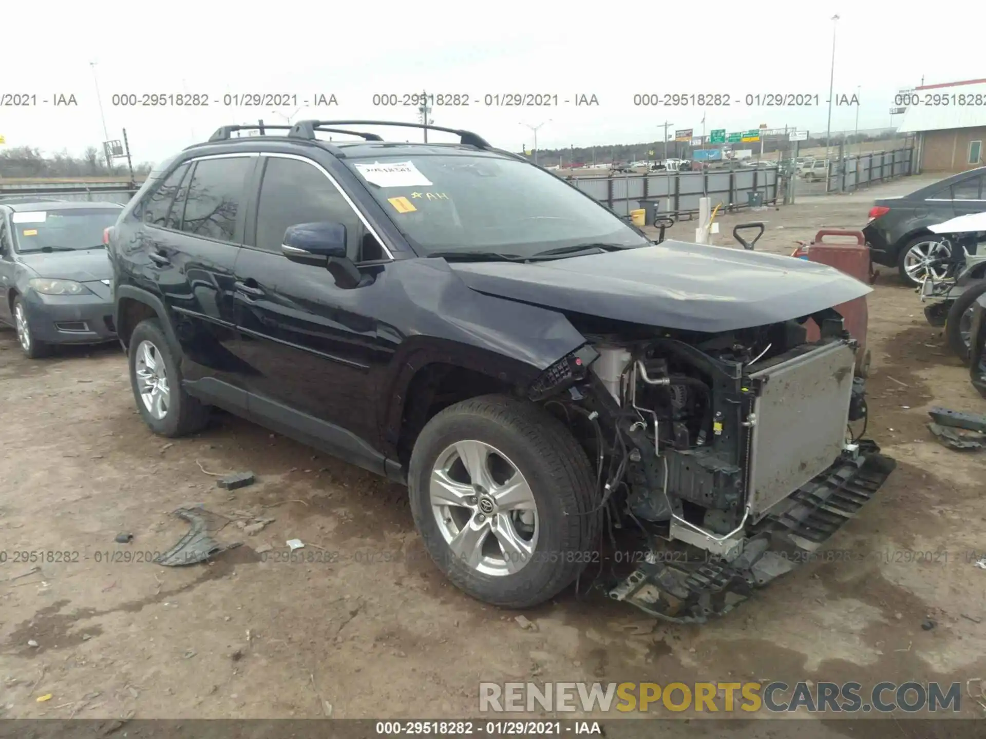 1 Photograph of a damaged car JTMW1RFV5LD053644 TOYOTA RAV4 2020