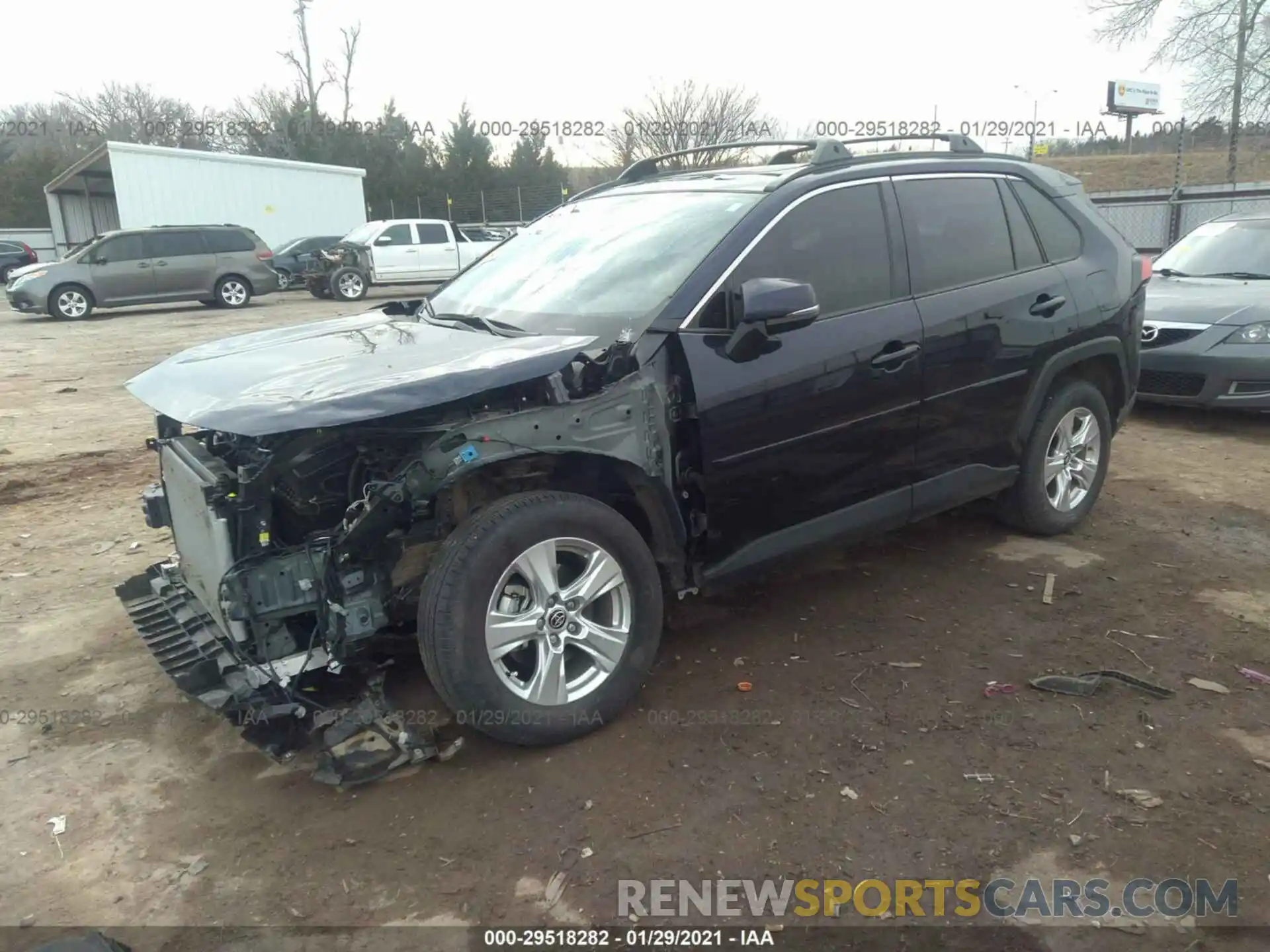 2 Photograph of a damaged car JTMW1RFV5LD053644 TOYOTA RAV4 2020