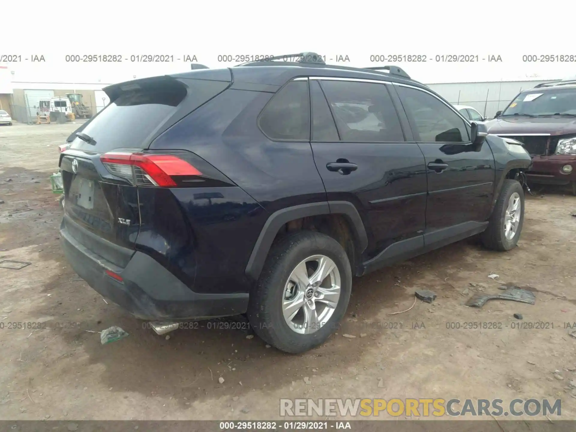 4 Фотография поврежденного автомобиля JTMW1RFV5LD053644 TOYOTA RAV4 2020