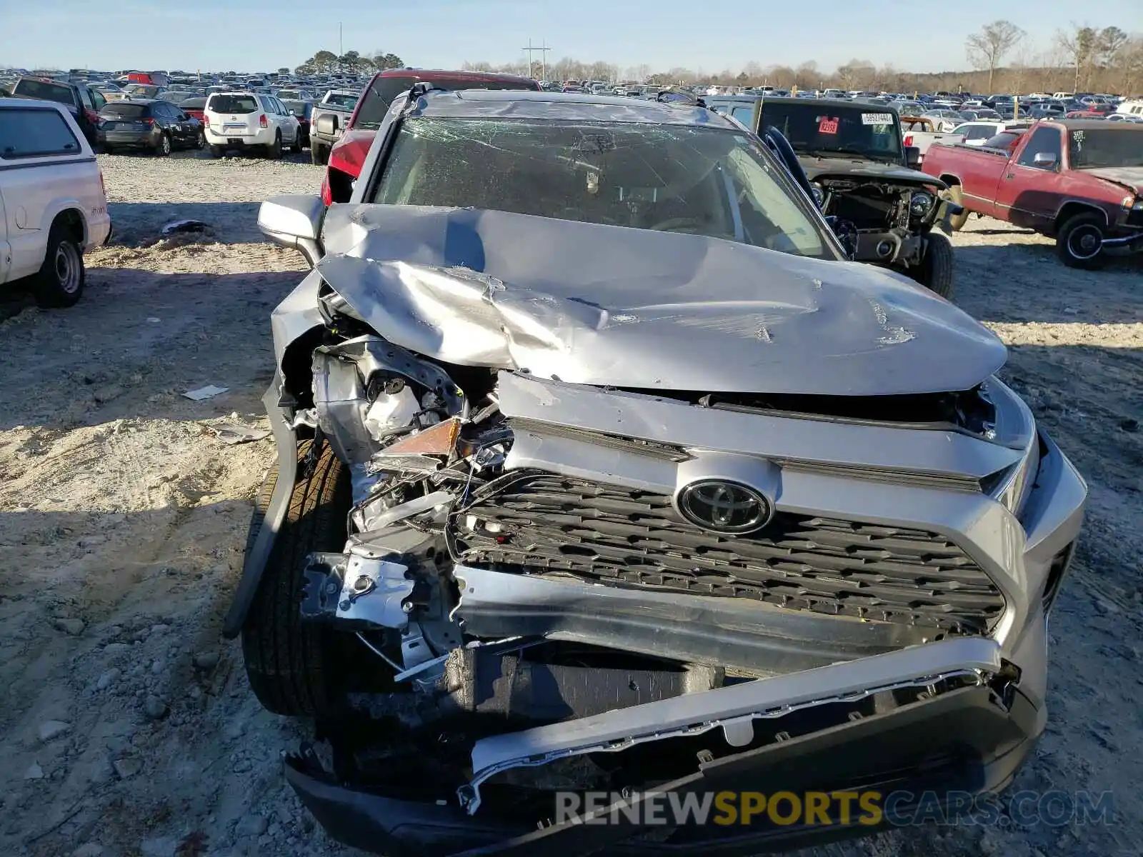 9 Photograph of a damaged car JTMW1RFV5LD519265 TOYOTA RAV4 2020