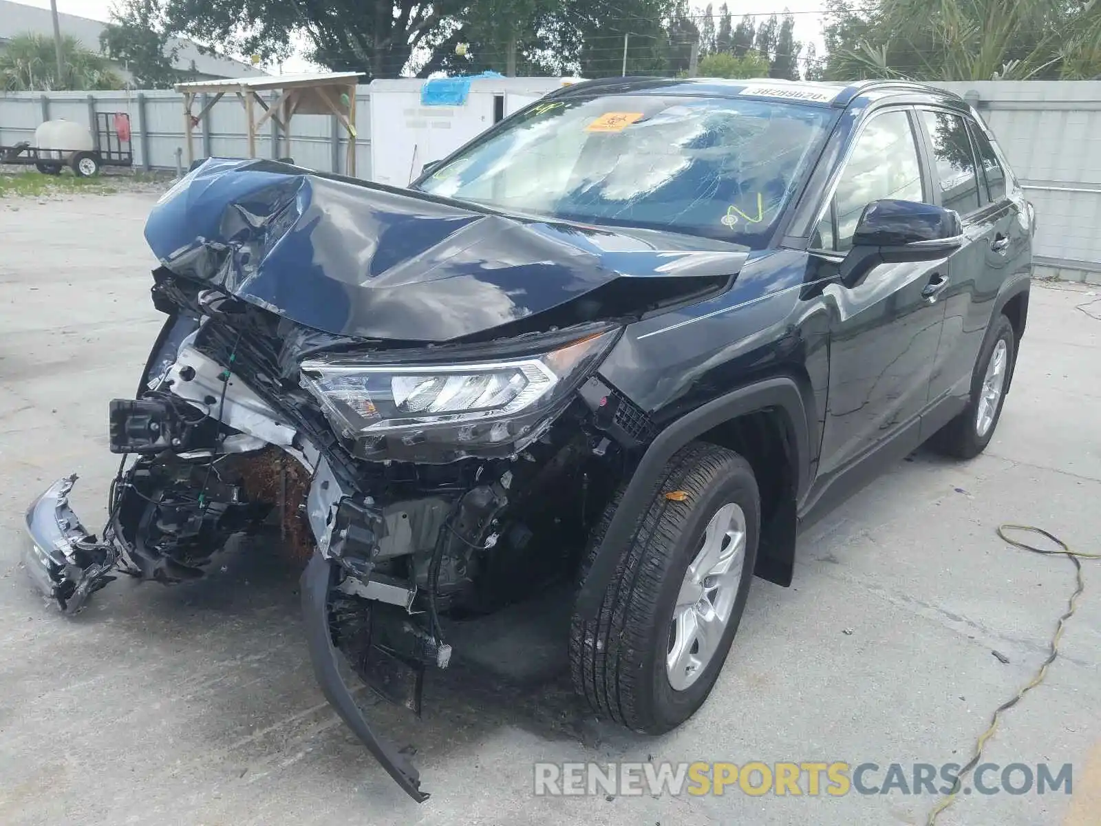 2 Photograph of a damaged car JTMW1RFV5LJ017437 TOYOTA RAV4 2020