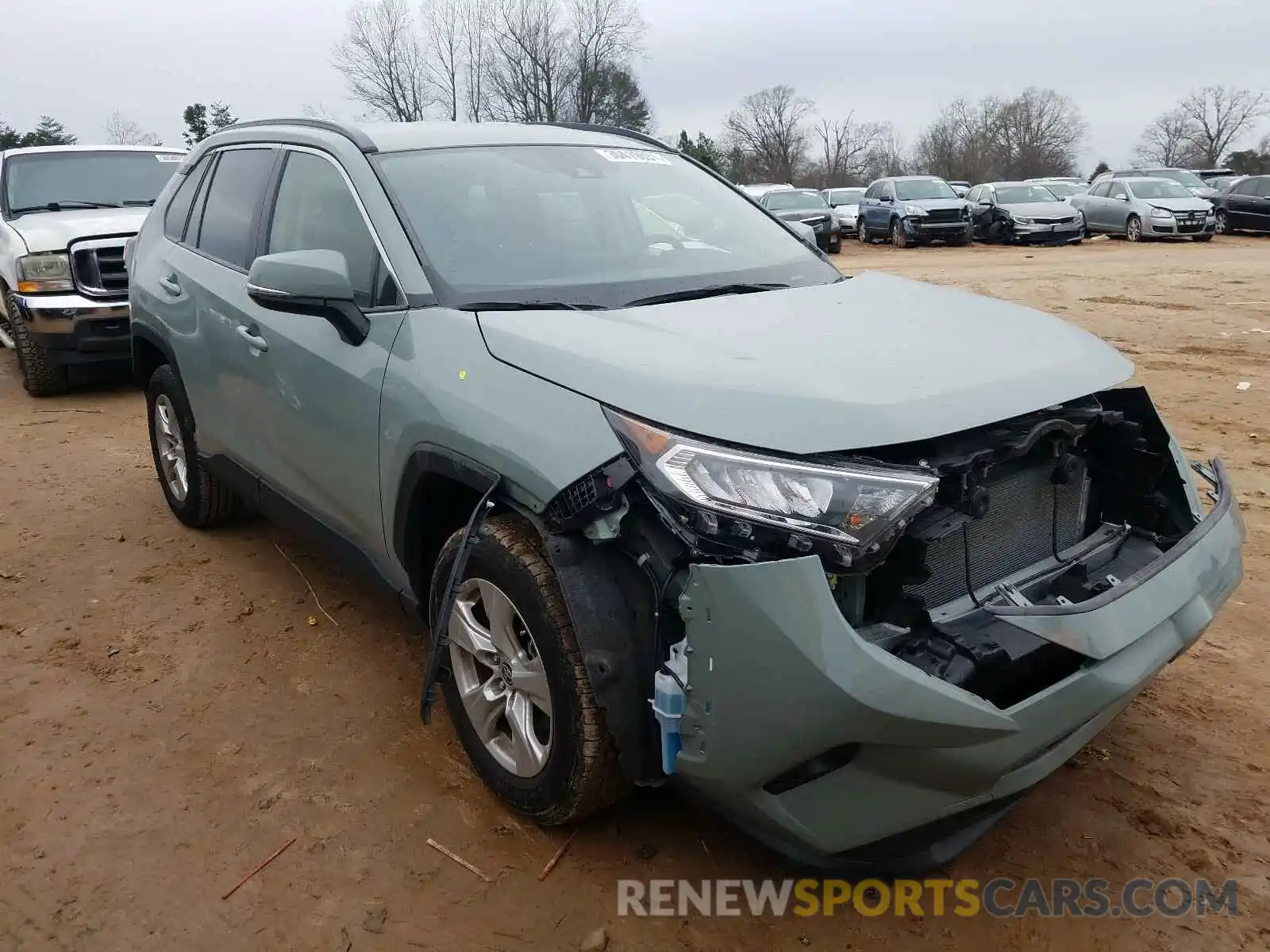 1 Photograph of a damaged car JTMW1RFV5LJ018250 TOYOTA RAV4 2020