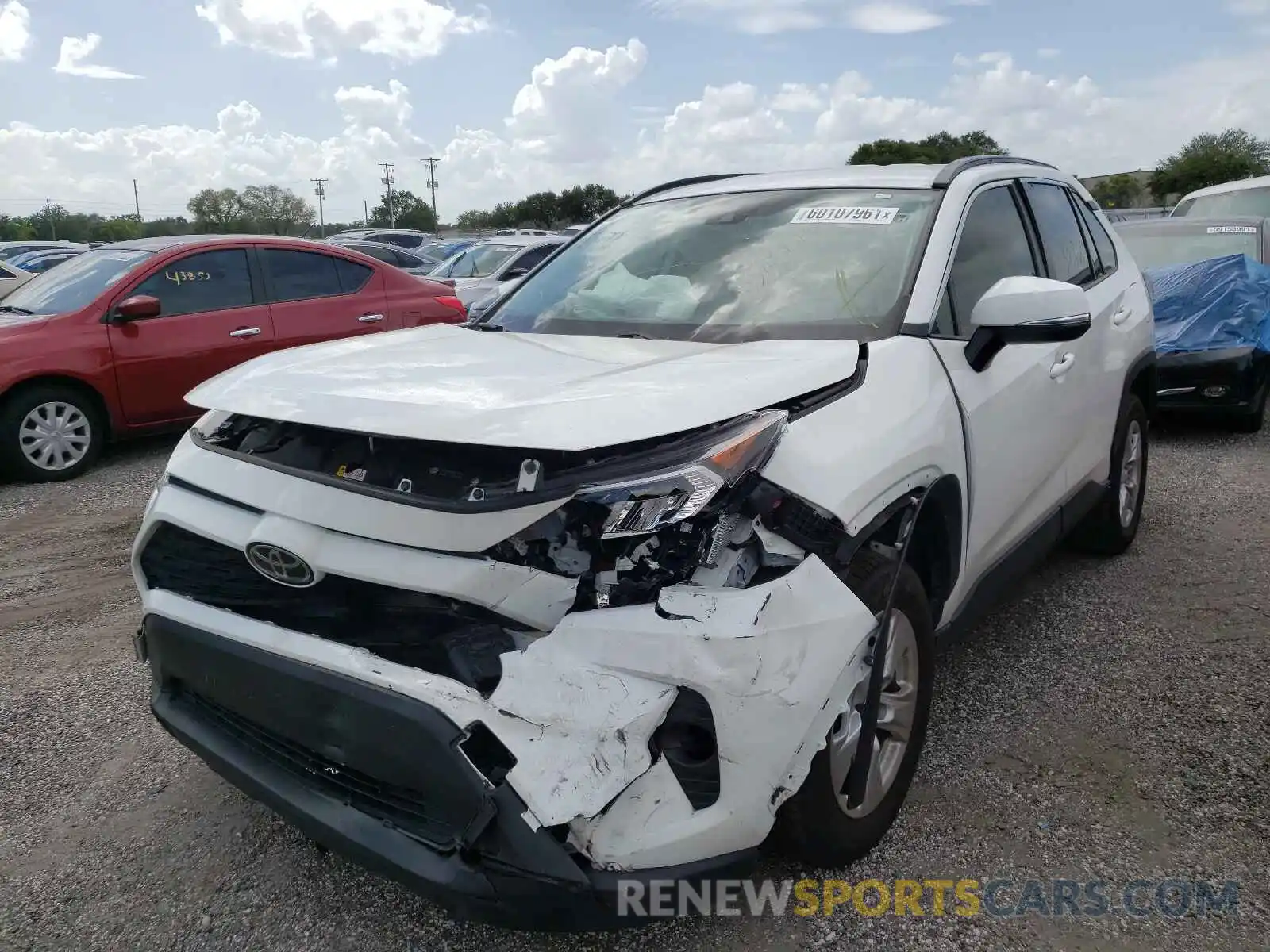 2 Photograph of a damaged car JTMW1RFV6LD043270 TOYOTA RAV4 2020