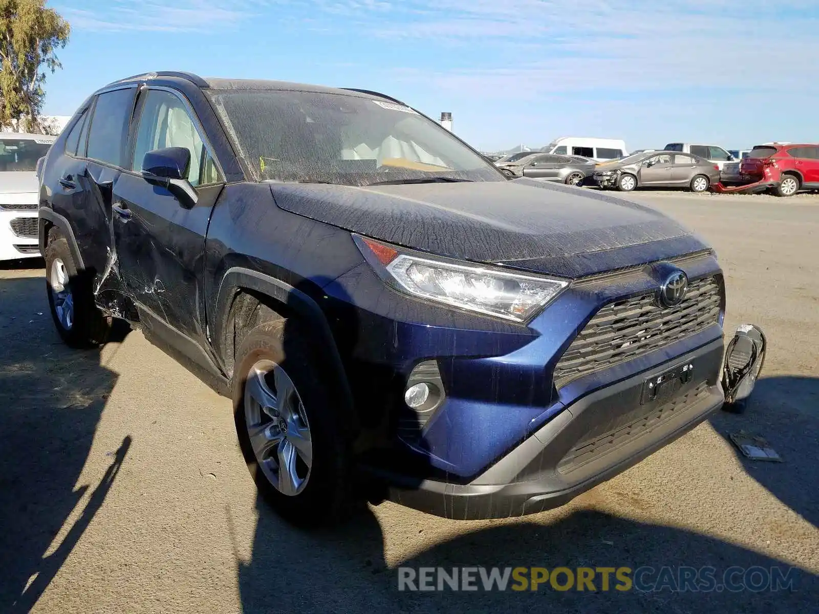 1 Photograph of a damaged car JTMW1RFV6LD044743 TOYOTA RAV4 2020