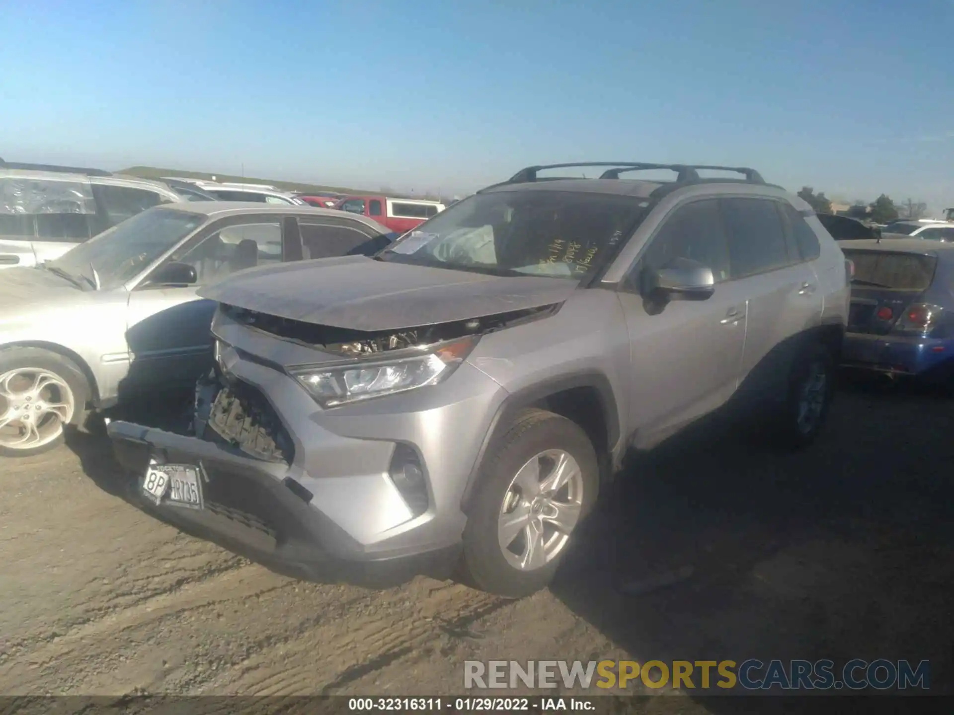 2 Photograph of a damaged car JTMW1RFV6LD045214 TOYOTA RAV4 2020