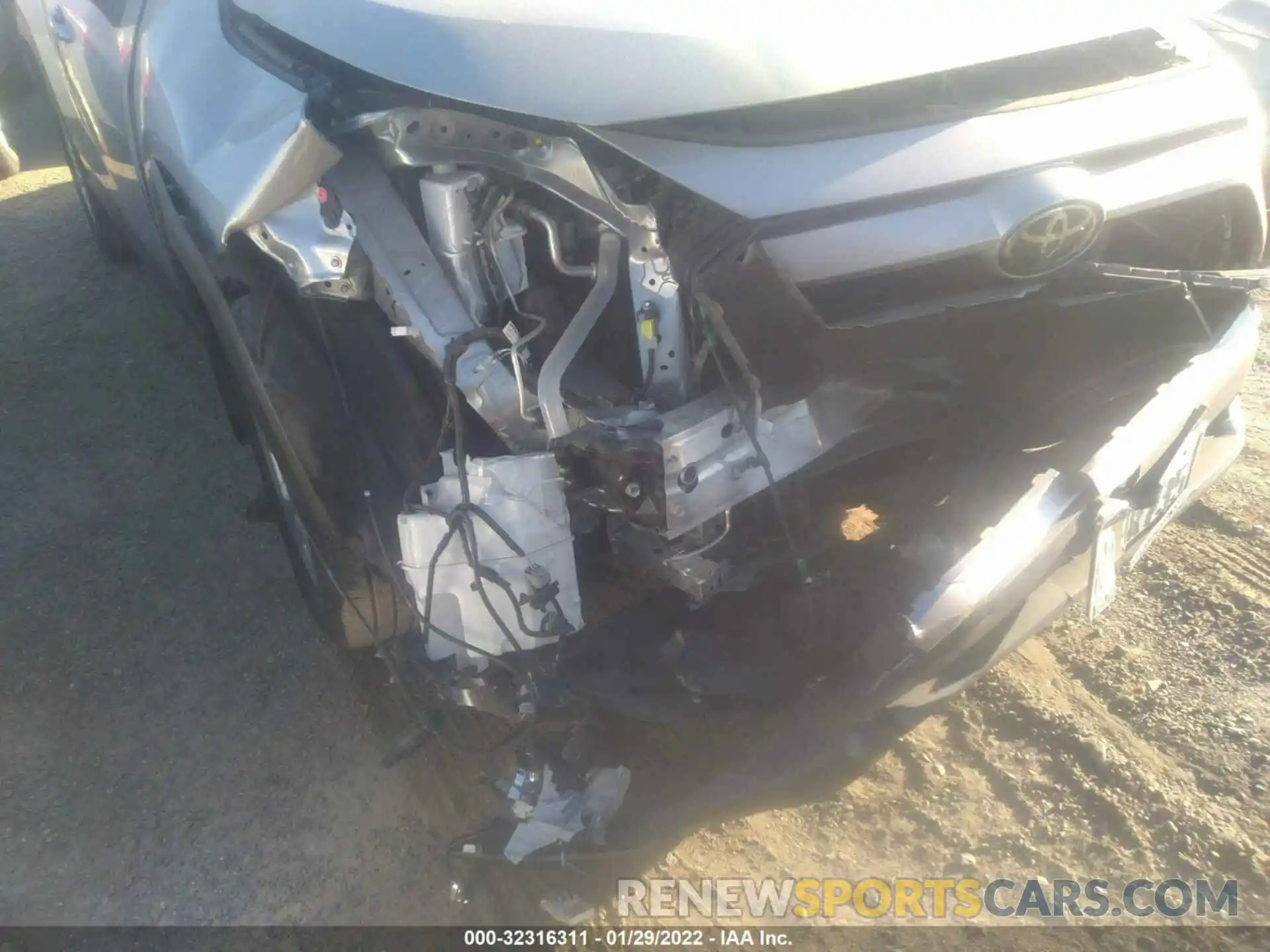 6 Photograph of a damaged car JTMW1RFV6LD045214 TOYOTA RAV4 2020