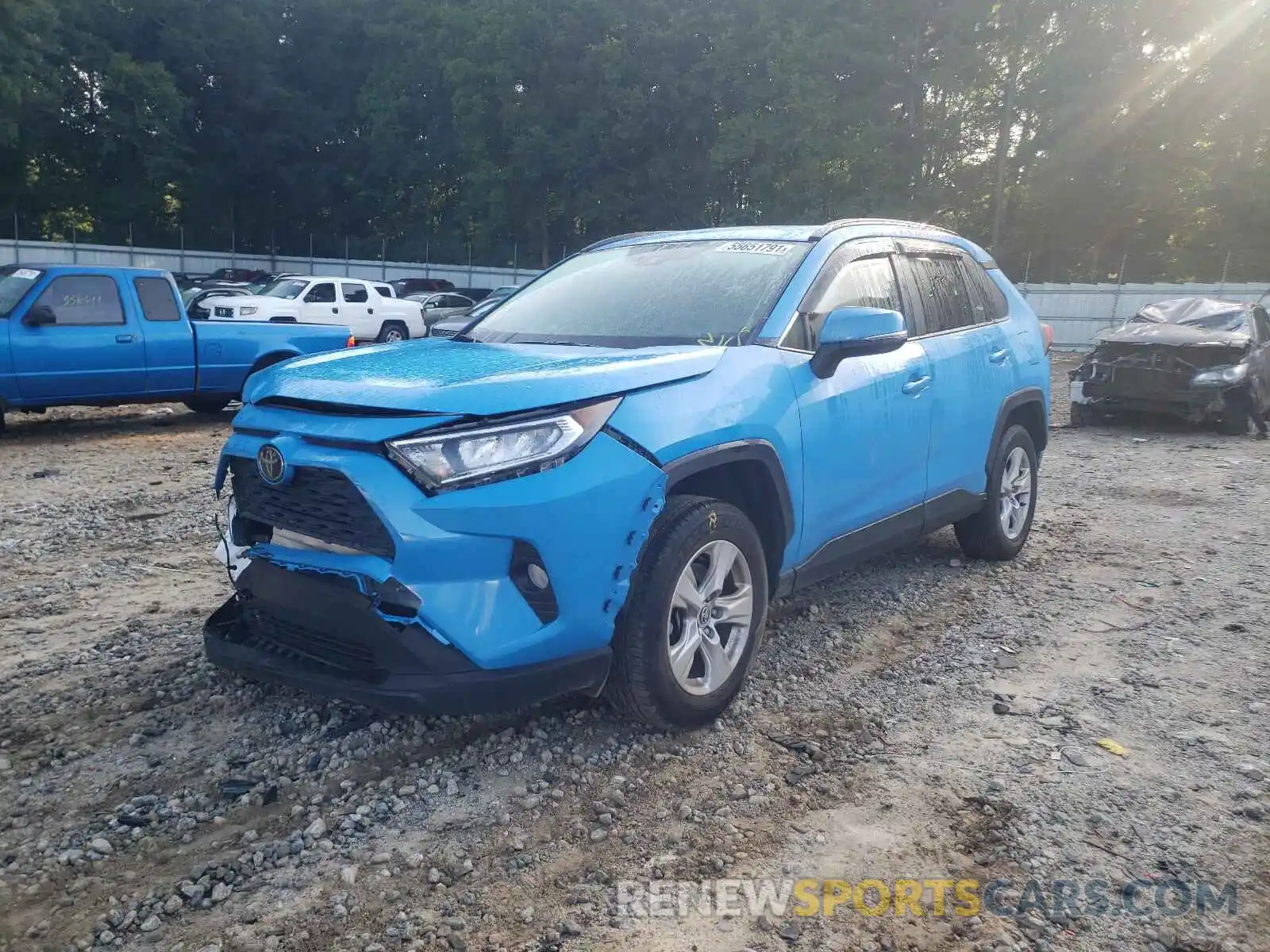 2 Photograph of a damaged car JTMW1RFV6LD049392 TOYOTA RAV4 2020