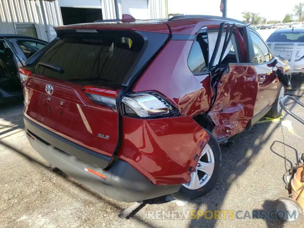 4 Photograph of a damaged car JTMW1RFV6LD054303 TOYOTA RAV4 2020