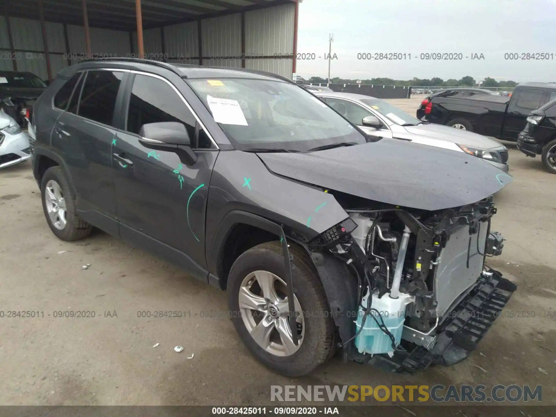 1 Photograph of a damaged car JTMW1RFV6LD520781 TOYOTA RAV4 2020