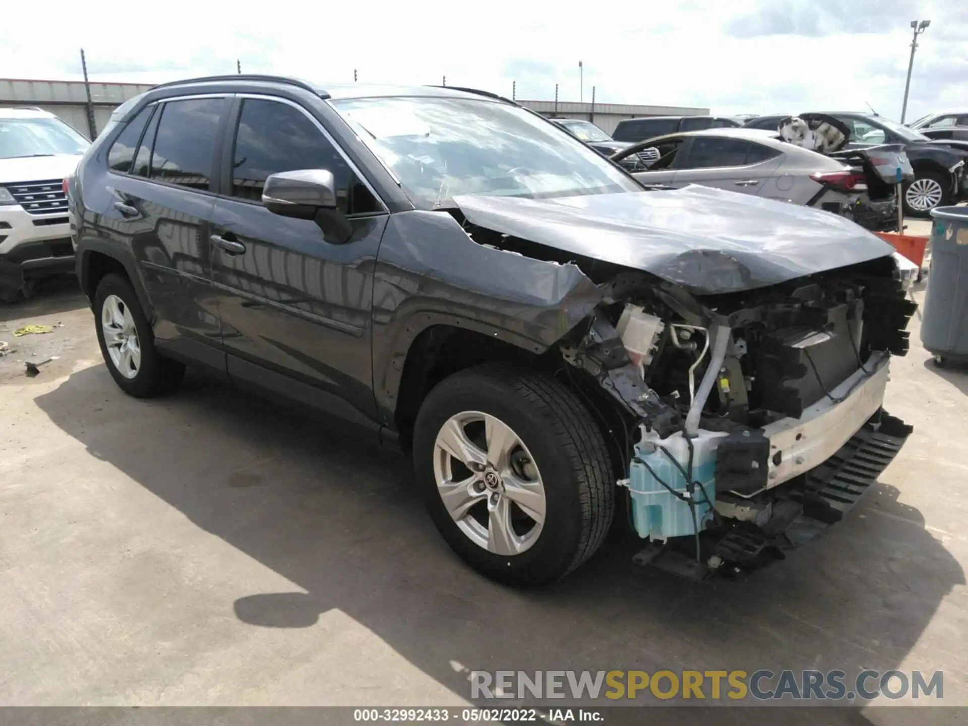 1 Photograph of a damaged car JTMW1RFV7LD046954 TOYOTA RAV4 2020