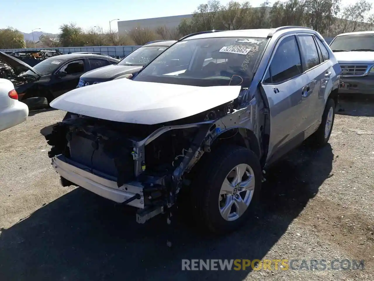 2 Photograph of a damaged car JTMW1RFV7LD522362 TOYOTA RAV4 2020