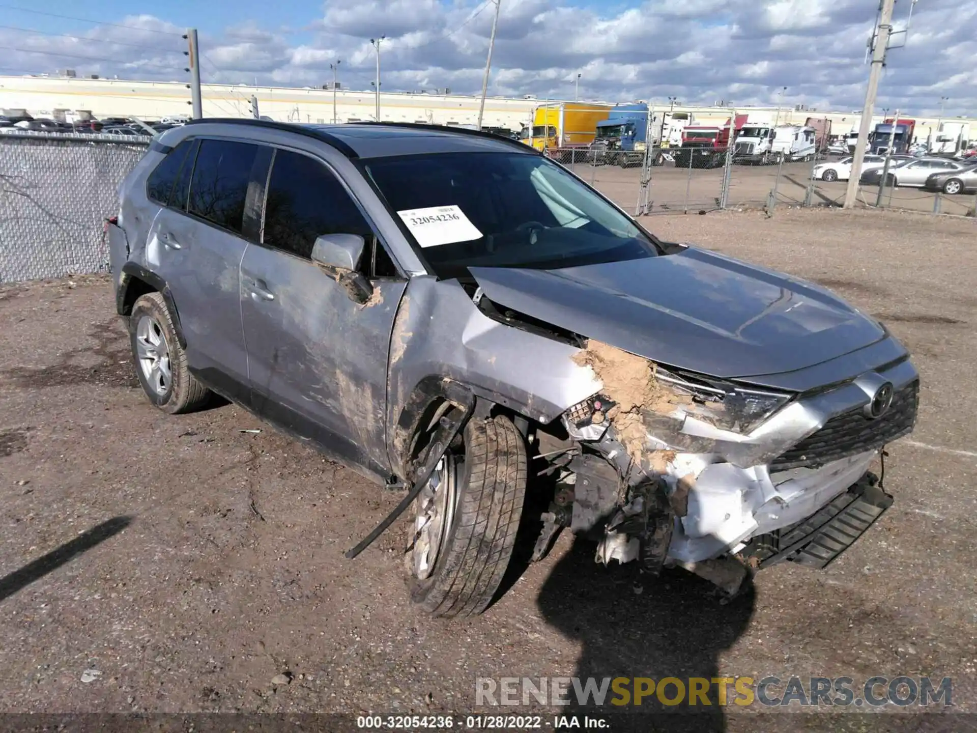 1 Photograph of a damaged car JTMW1RFV8LD052391 TOYOTA RAV4 2020