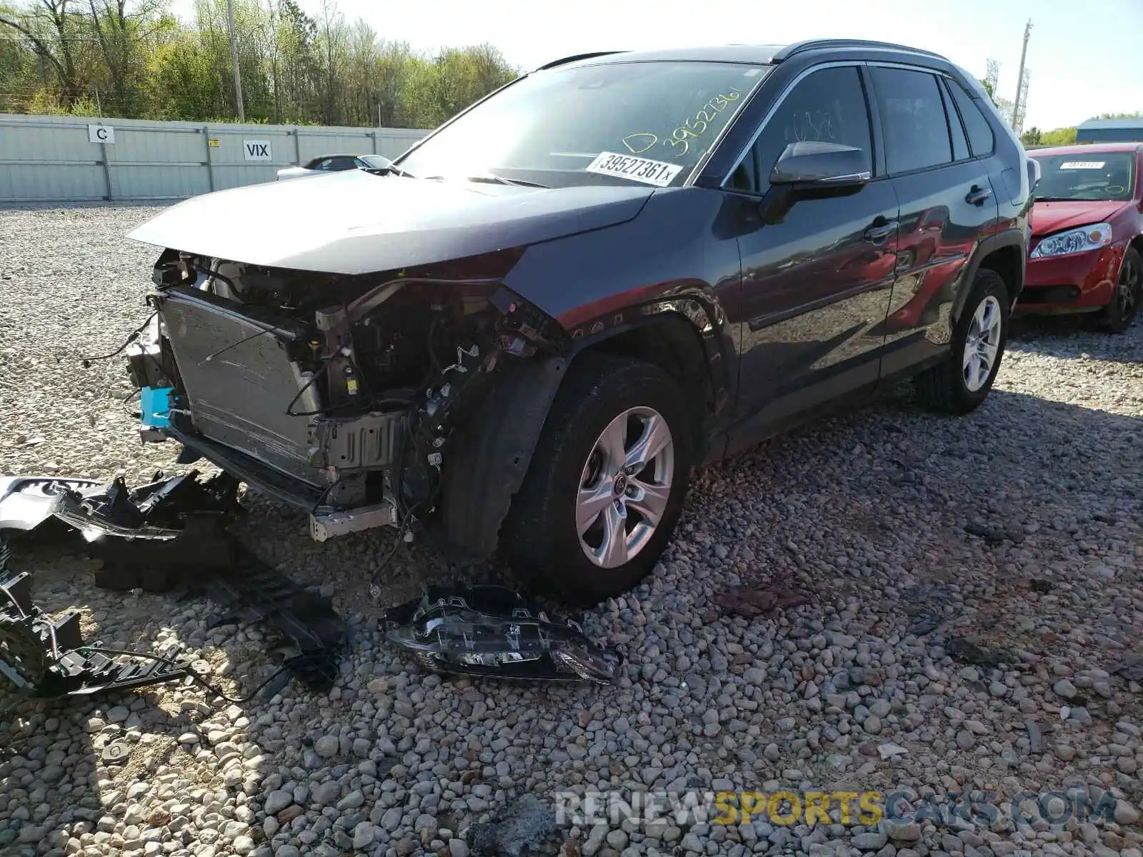 2 Photograph of a damaged car JTMW1RFV8LD053895 TOYOTA RAV4 2020