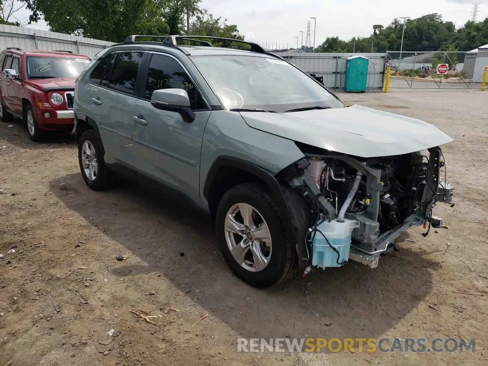 1 Photograph of a damaged car JTMW1RFV8LJ018324 TOYOTA RAV4 2020