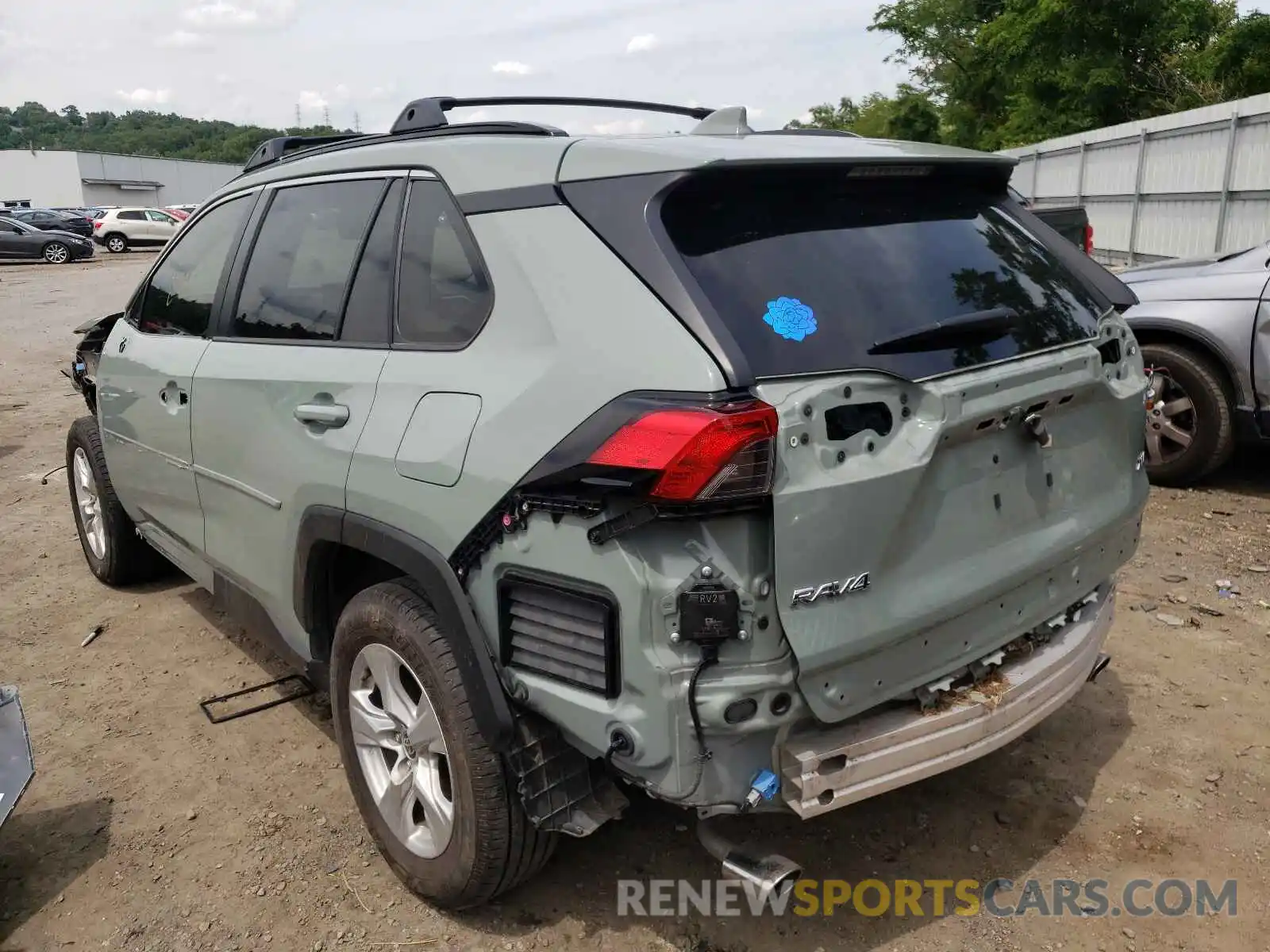 3 Photograph of a damaged car JTMW1RFV8LJ018324 TOYOTA RAV4 2020