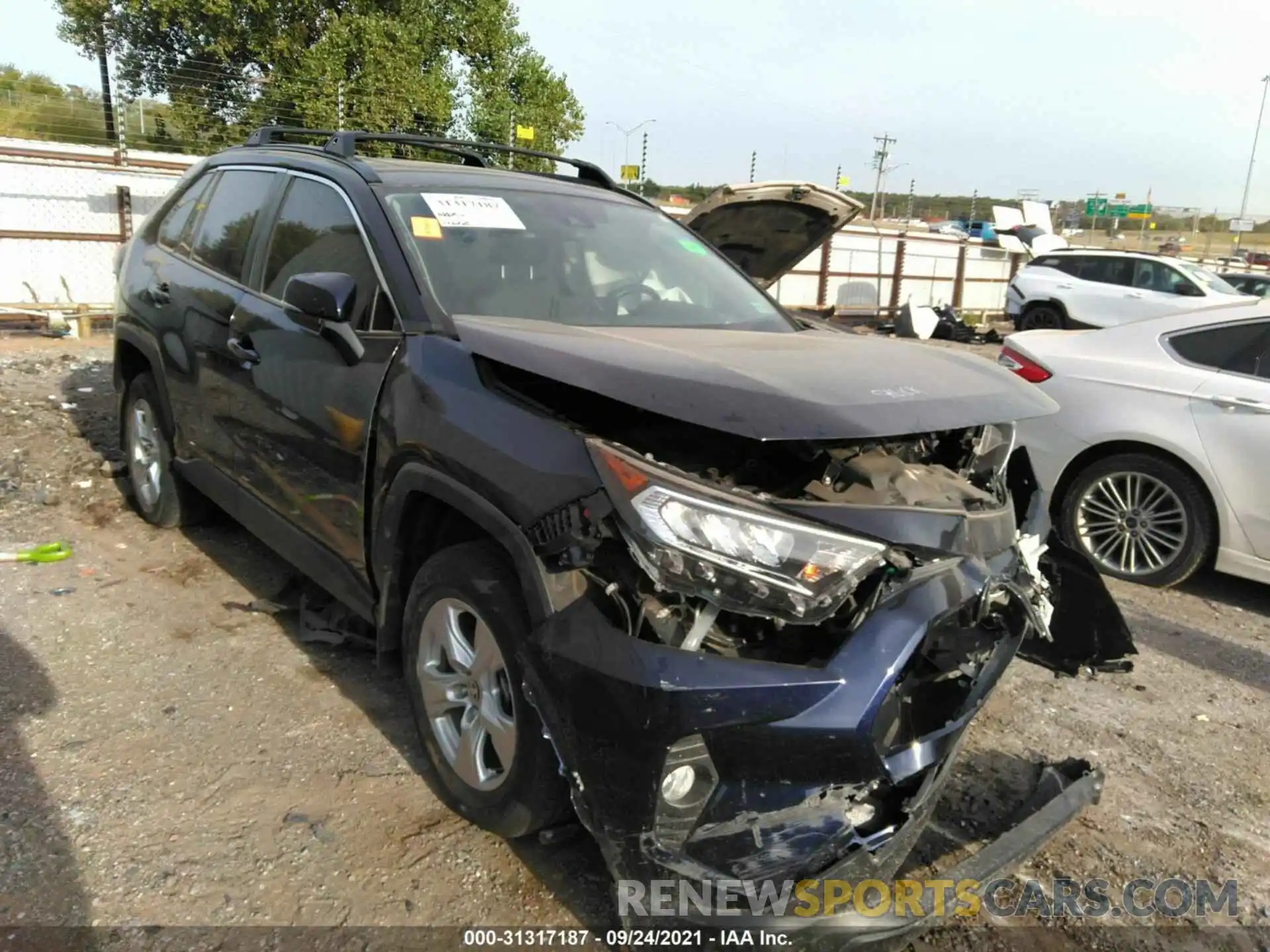 1 Photograph of a damaged car JTMW1RFV8LJ018596 TOYOTA RAV4 2020