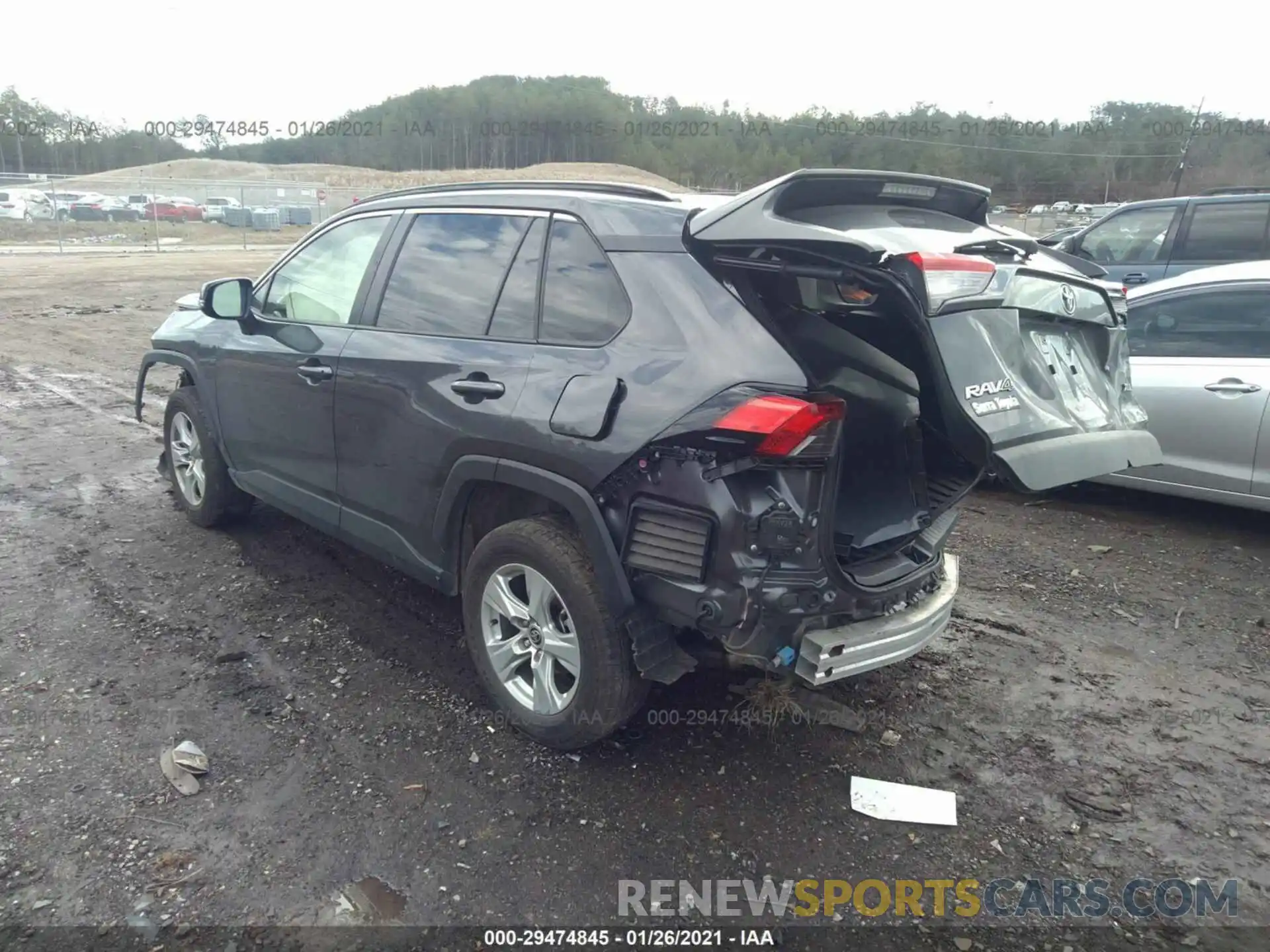 3 Фотография поврежденного автомобиля JTMW1RFV8LJ018727 TOYOTA RAV4 2020