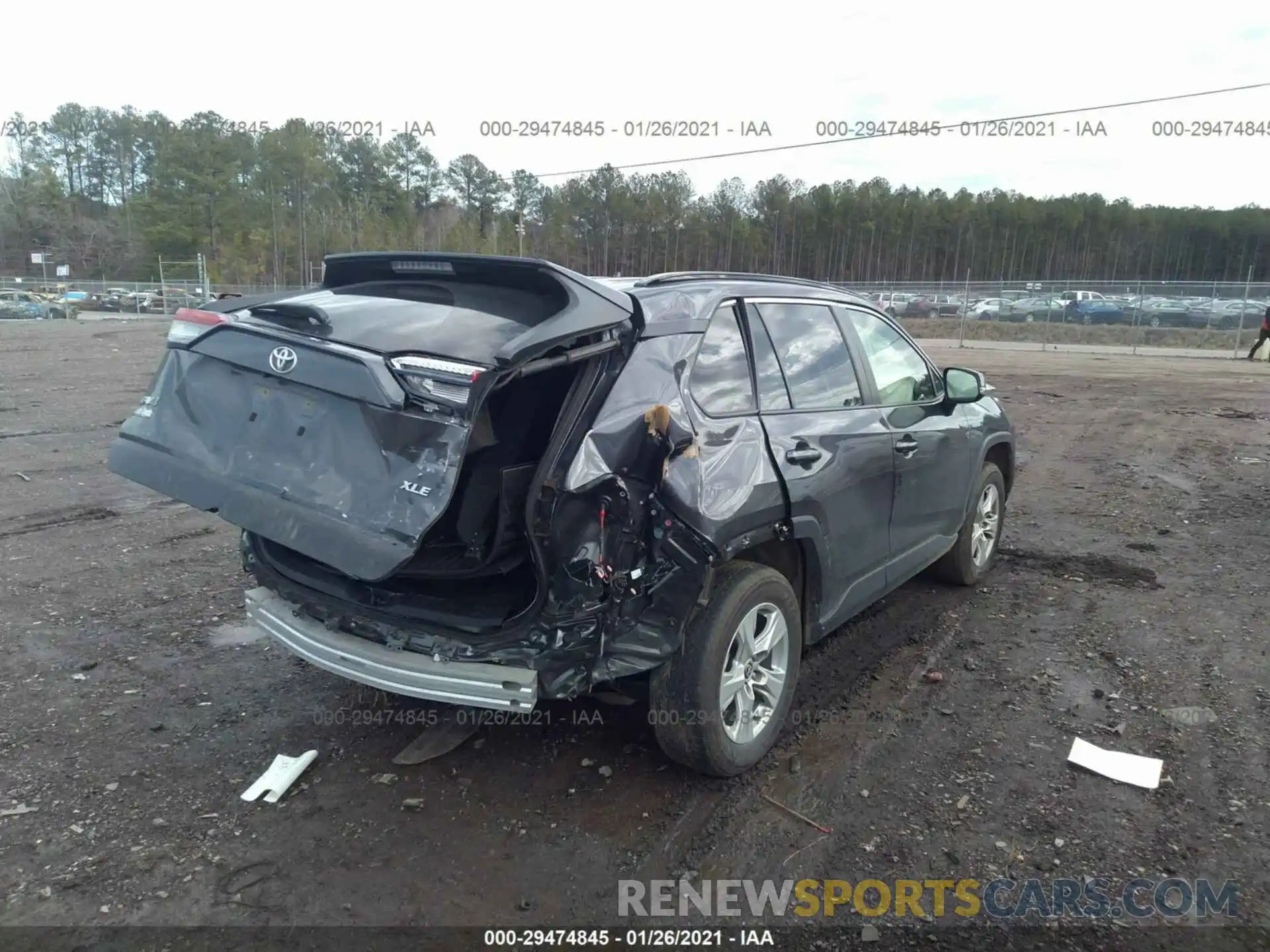 4 Photograph of a damaged car JTMW1RFV8LJ018727 TOYOTA RAV4 2020