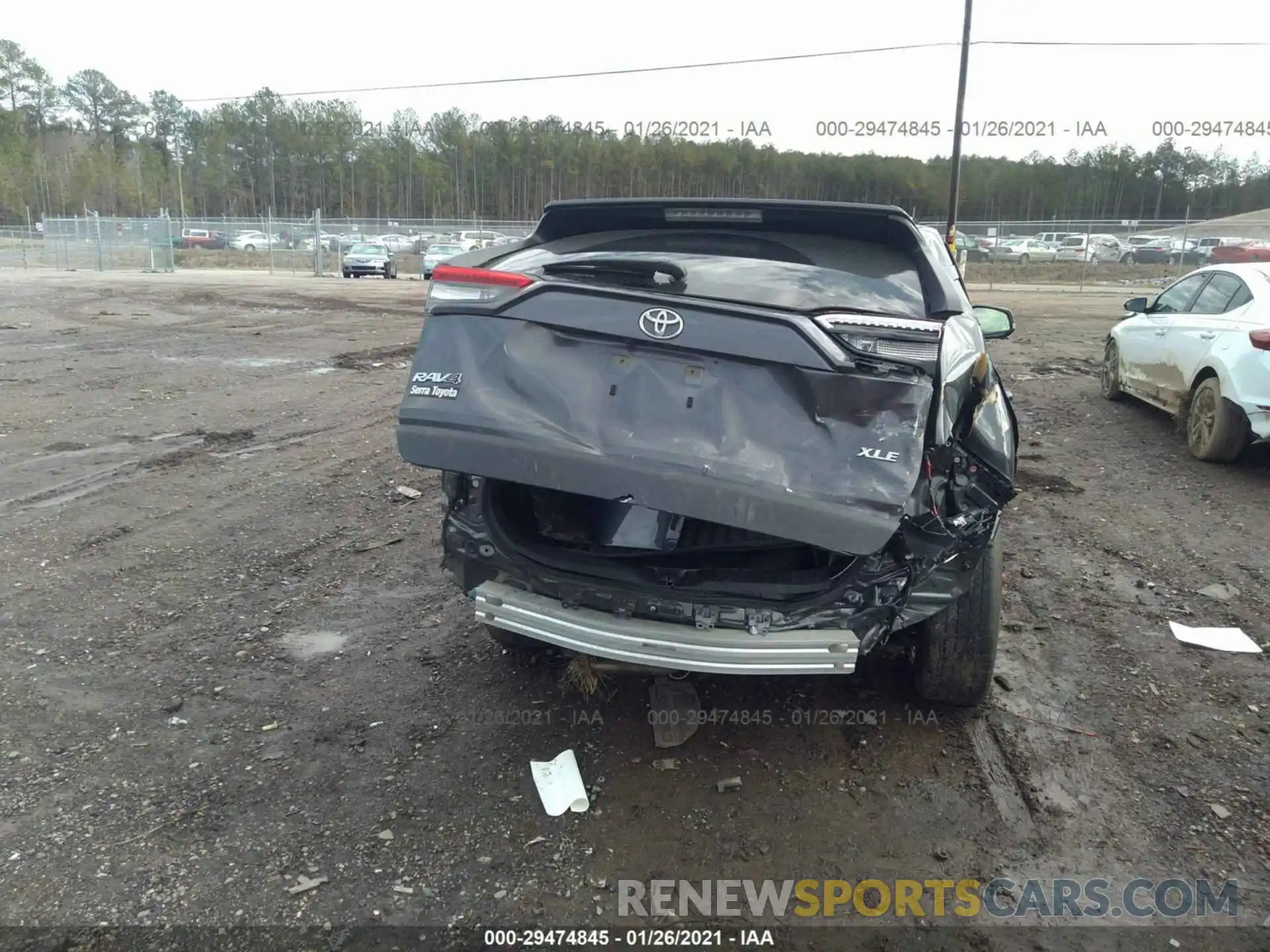 6 Photograph of a damaged car JTMW1RFV8LJ018727 TOYOTA RAV4 2020