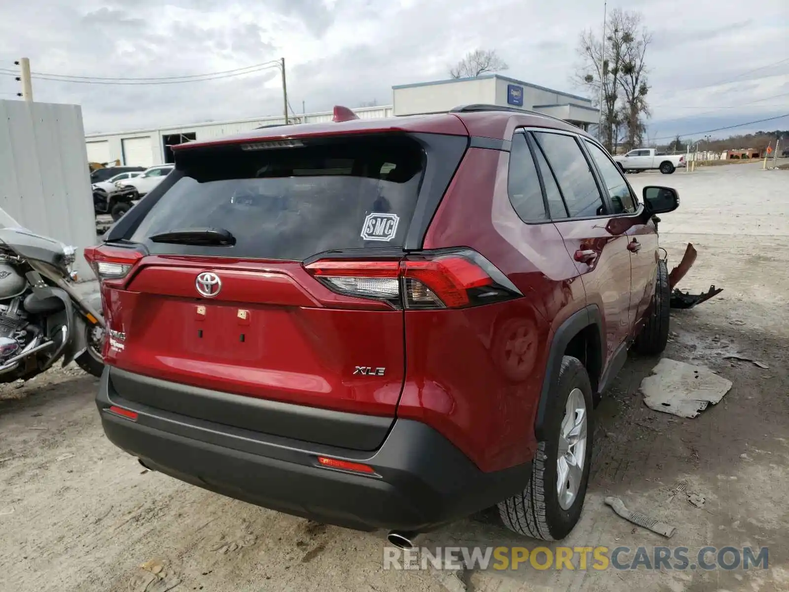 4 Photograph of a damaged car JTMW1RFV9LD052741 TOYOTA RAV4 2020