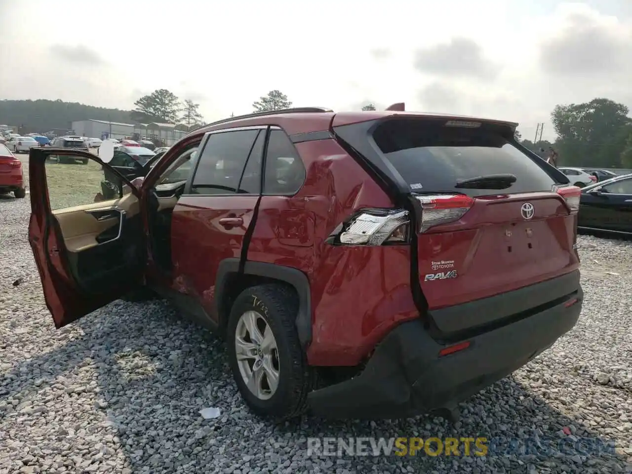 3 Photograph of a damaged car JTMW1RFV9LD059608 TOYOTA RAV4 2020