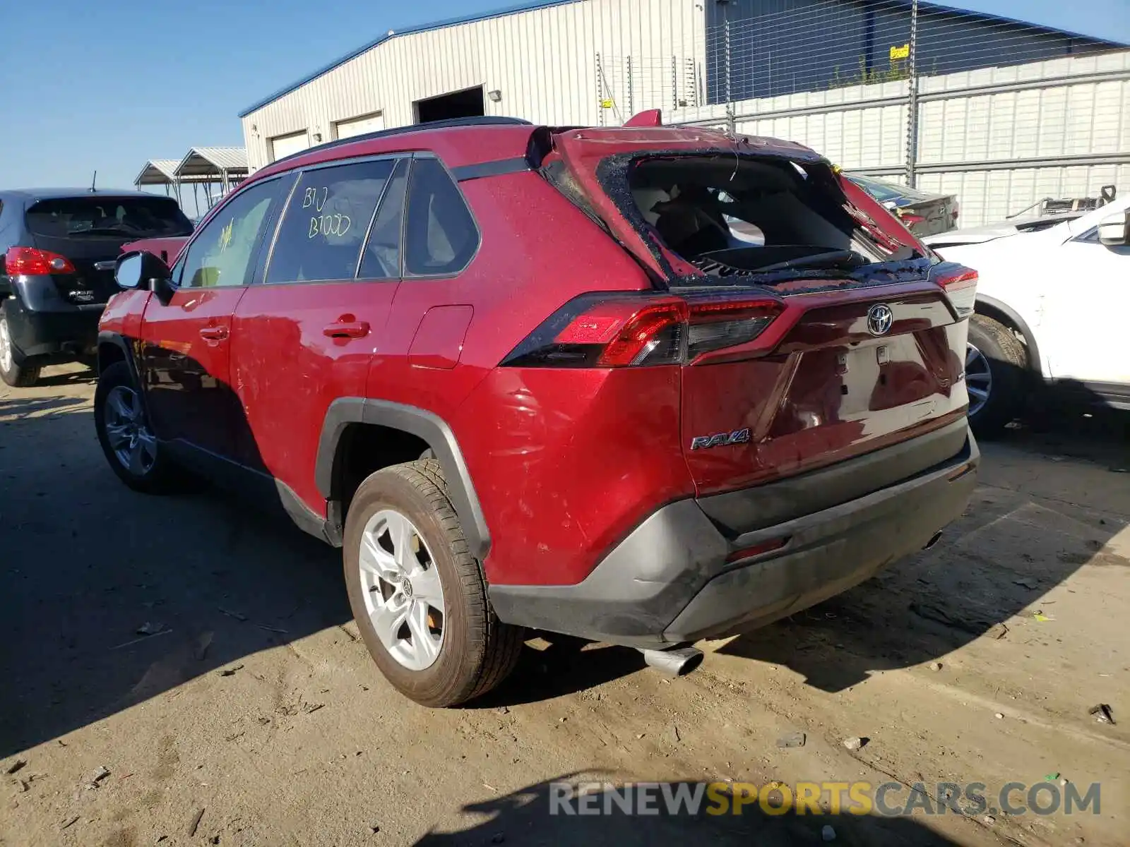 3 Photograph of a damaged car JTMW1RFV9LD519091 TOYOTA RAV4 2020