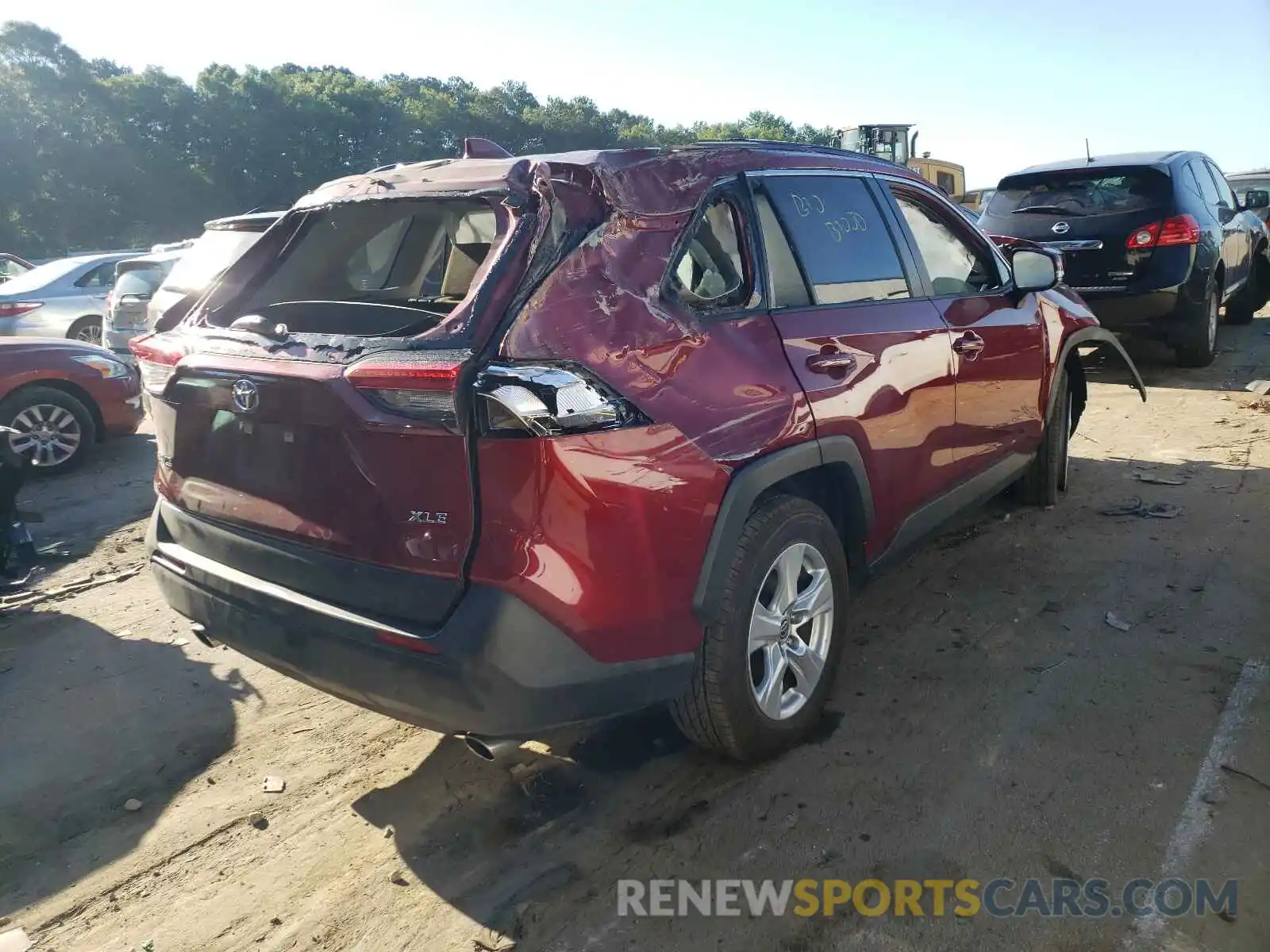 4 Photograph of a damaged car JTMW1RFV9LD519091 TOYOTA RAV4 2020