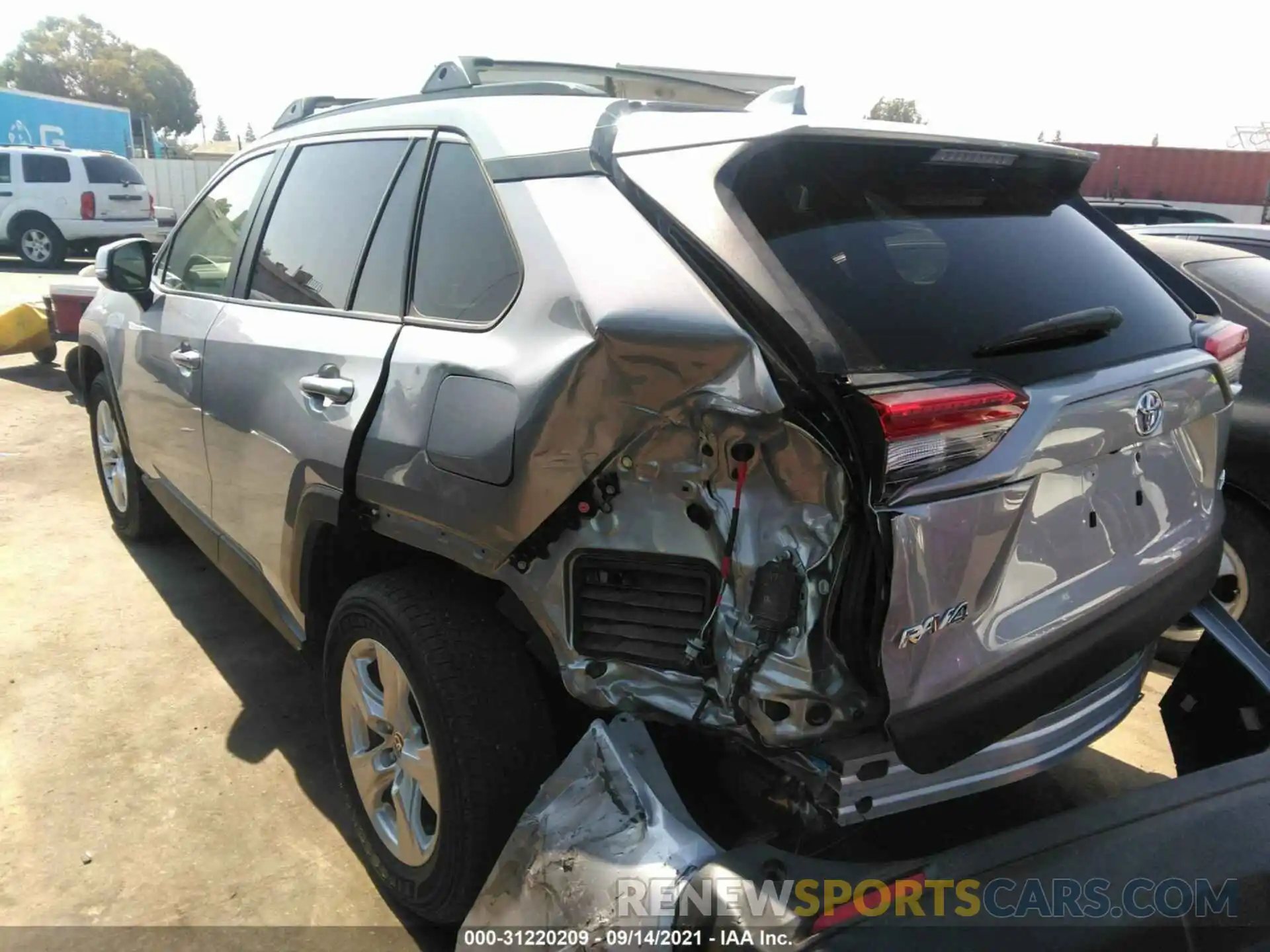 3 Photograph of a damaged car JTMW1RFV9LD519219 TOYOTA RAV4 2020