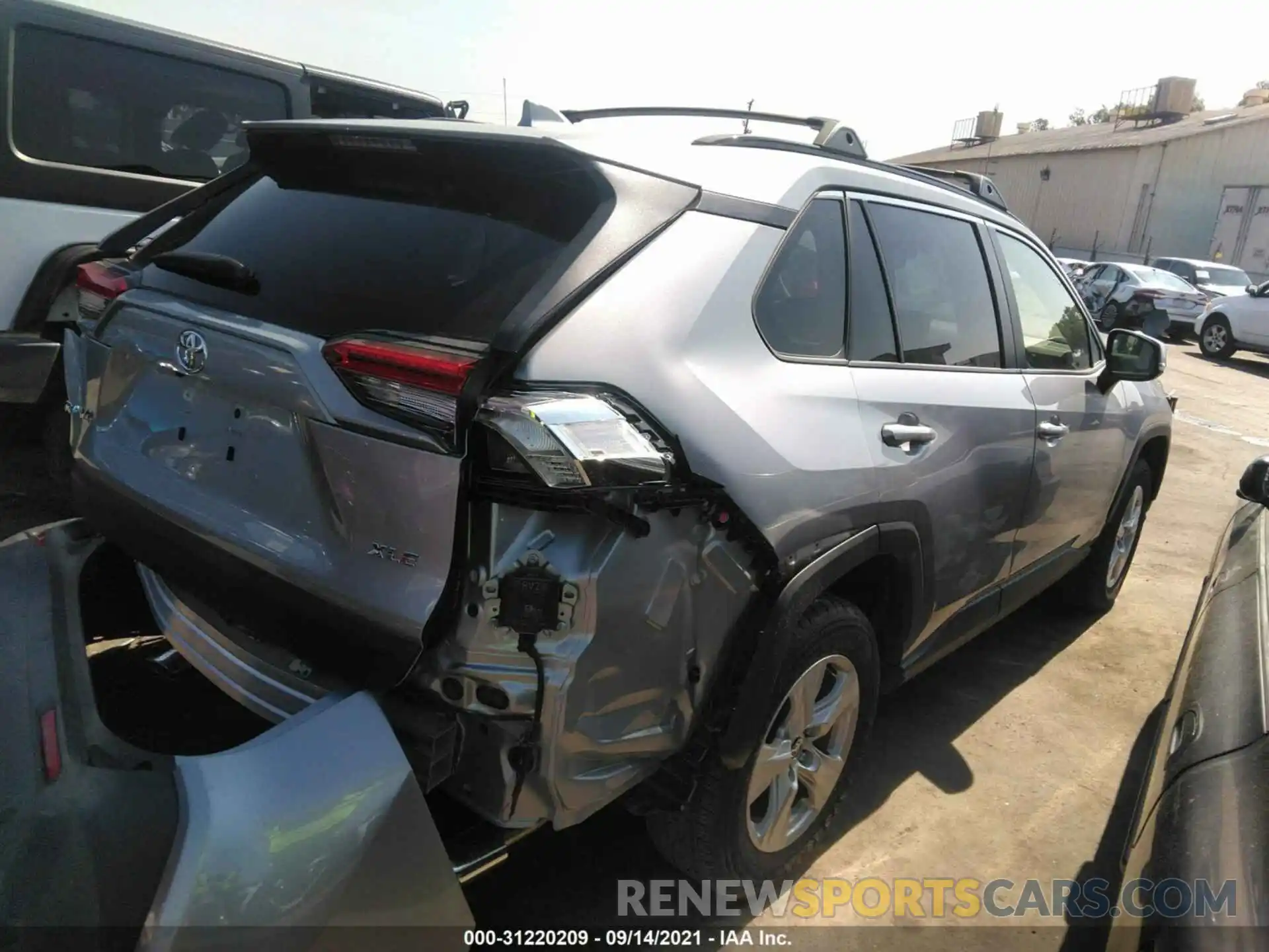 4 Photograph of a damaged car JTMW1RFV9LD519219 TOYOTA RAV4 2020