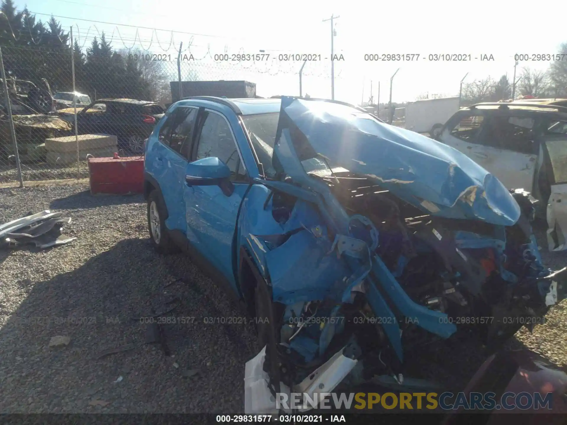 6 Photograph of a damaged car JTMW1RFV9LJ020535 TOYOTA RAV4 2020