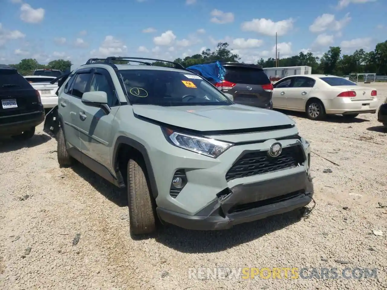 1 Фотография поврежденного автомобиля JTMW1RFVXLD046527 TOYOTA RAV4 2020