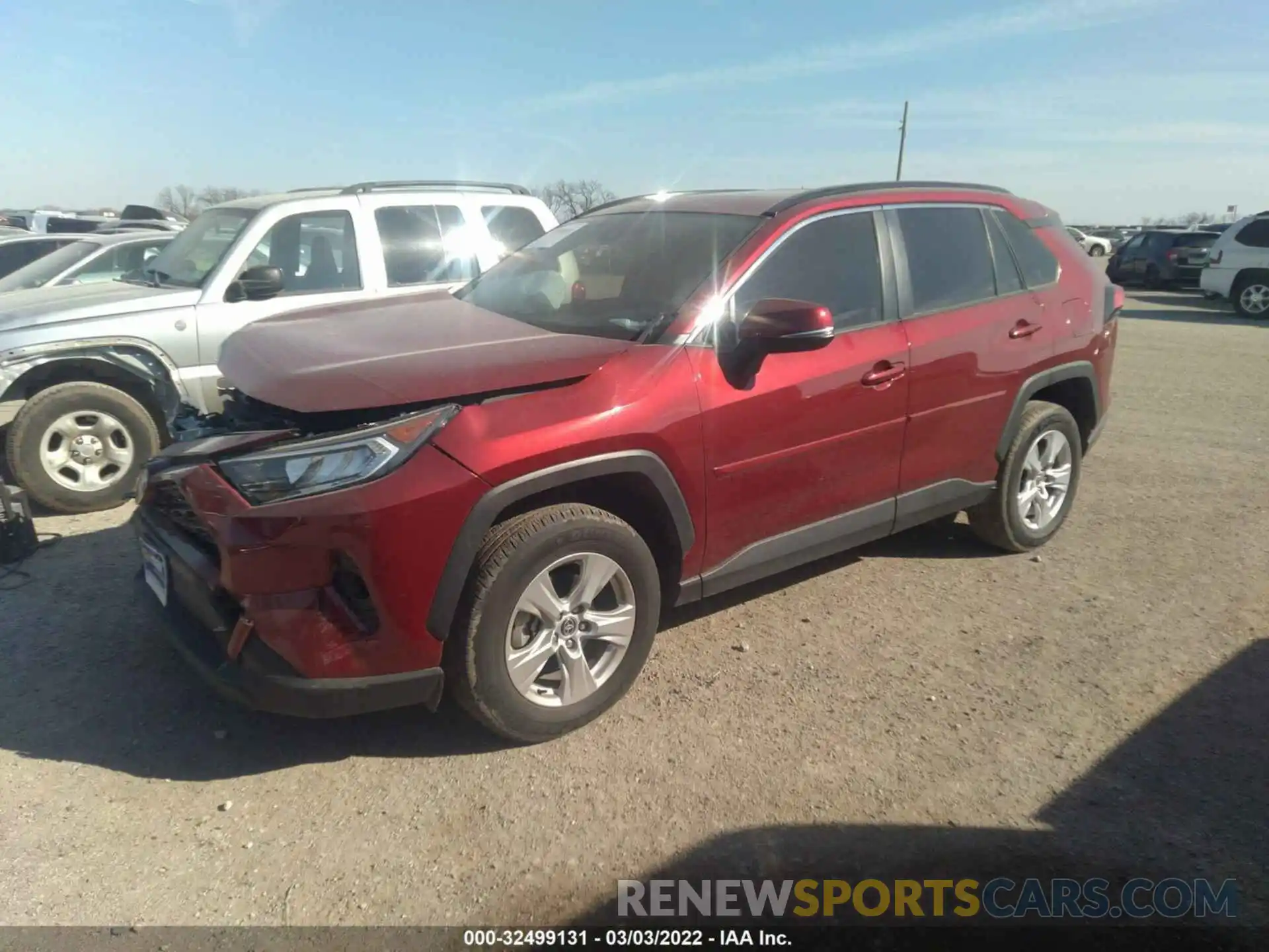 2 Фотография поврежденного автомобиля JTMW1RFVXLD052411 TOYOTA RAV4 2020