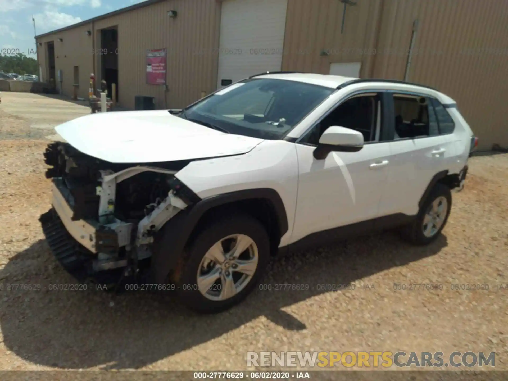 2 Photograph of a damaged car JTMW1RFVXLD052621 TOYOTA RAV4 2020