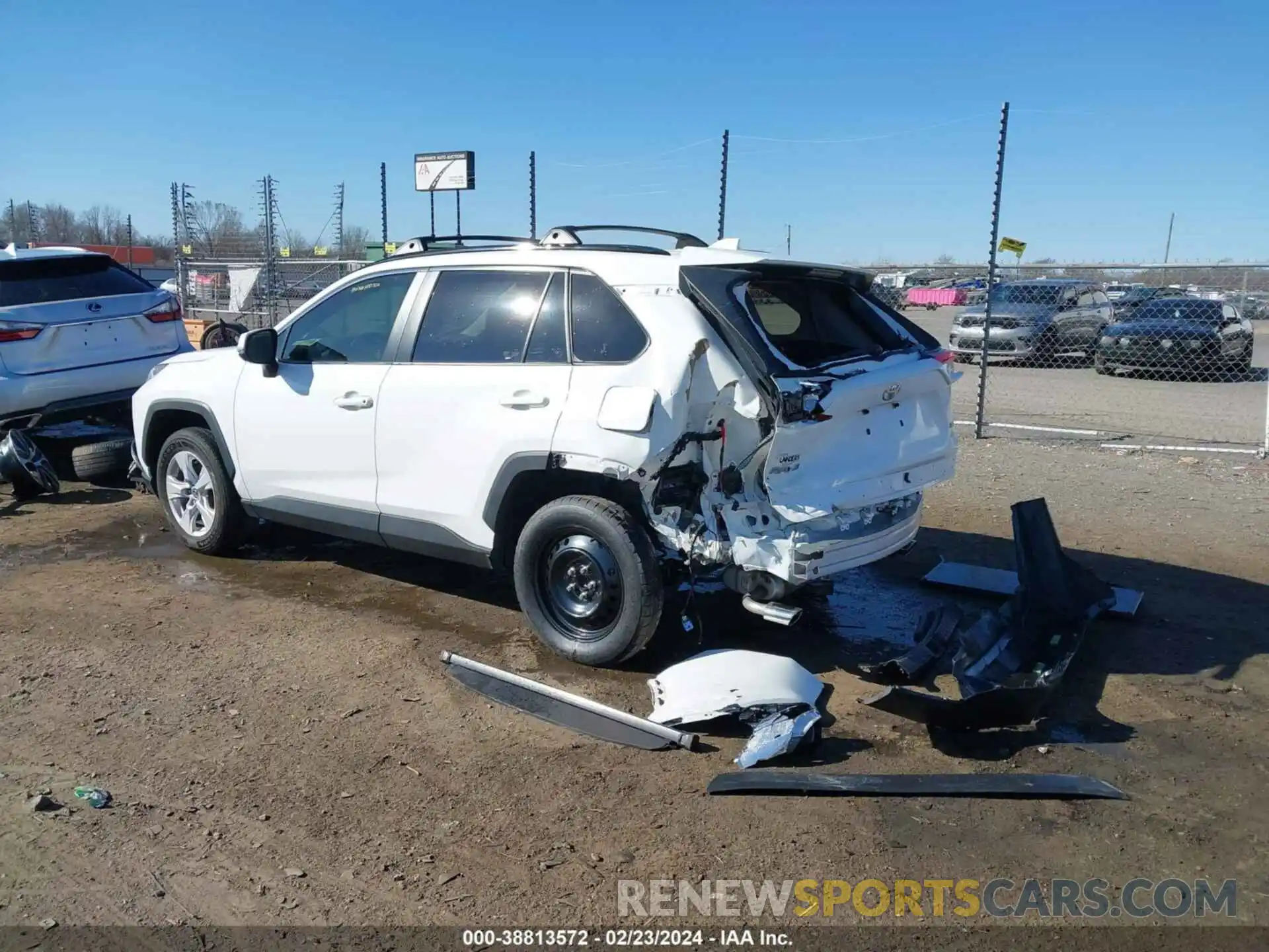 3 Photograph of a damaged car JTMW1RFVXLD059312 TOYOTA RAV4 2020