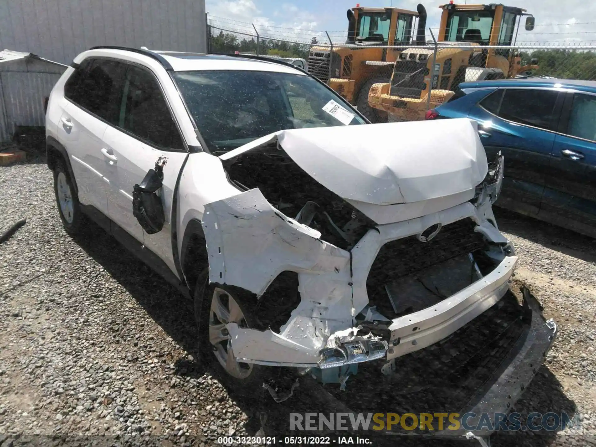 1 Photograph of a damaged car JTMW1RFVXLD060332 TOYOTA RAV4 2020