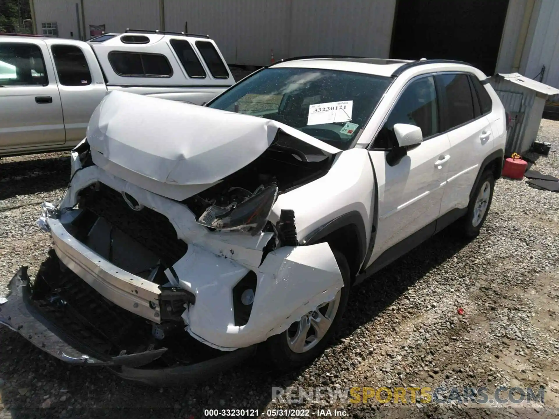 2 Photograph of a damaged car JTMW1RFVXLD060332 TOYOTA RAV4 2020