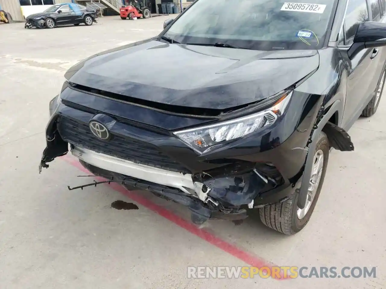 9 Фотография поврежденного автомобиля JTMW1RFVXLD519634 TOYOTA RAV4 2020