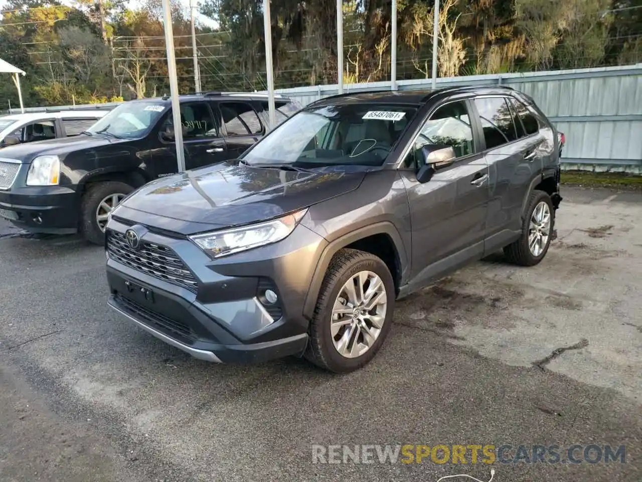 2 Photograph of a damaged car JTMY1RFV0LD054967 TOYOTA RAV4 2020