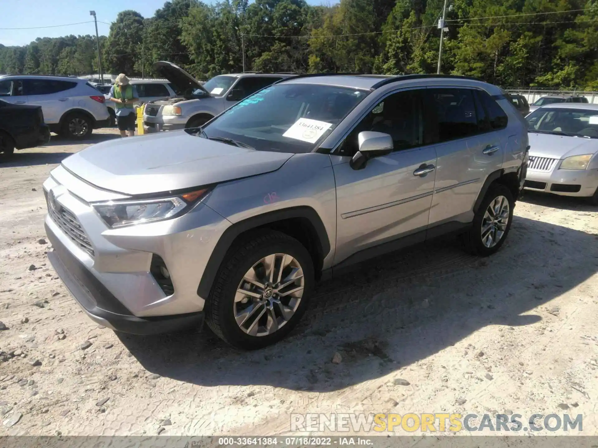 2 Photograph of a damaged car JTMY1RFV0LJ016981 TOYOTA RAV4 2020