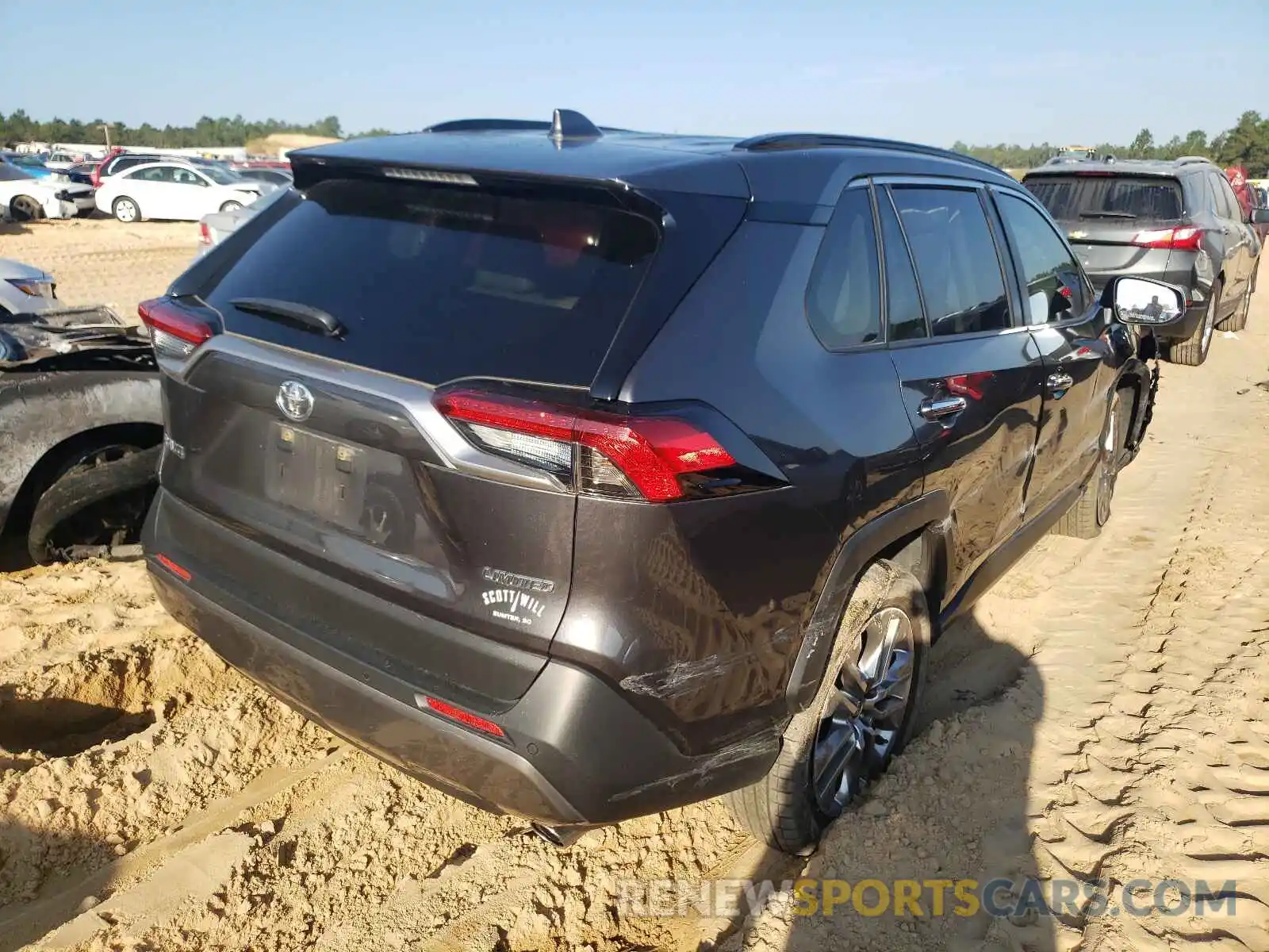 4 Photograph of a damaged car JTMY1RFV0LJ018312 TOYOTA RAV4 2020