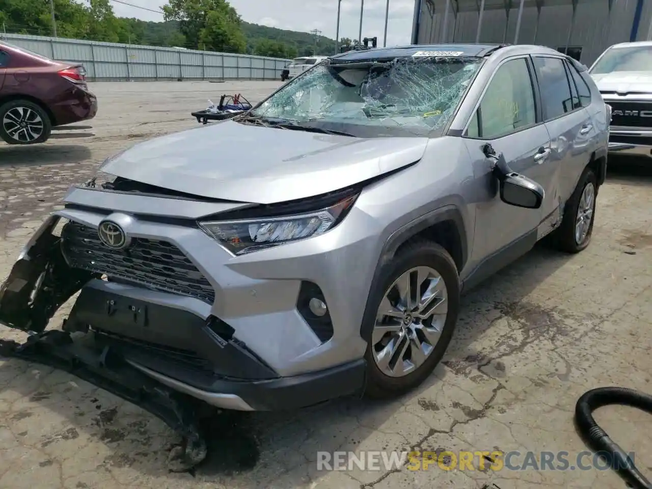 2 Photograph of a damaged car JTMY1RFV1LD517795 TOYOTA RAV4 2020