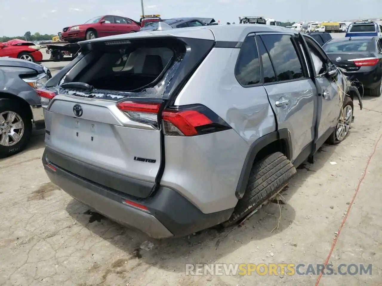 4 Photograph of a damaged car JTMY1RFV1LD517795 TOYOTA RAV4 2020